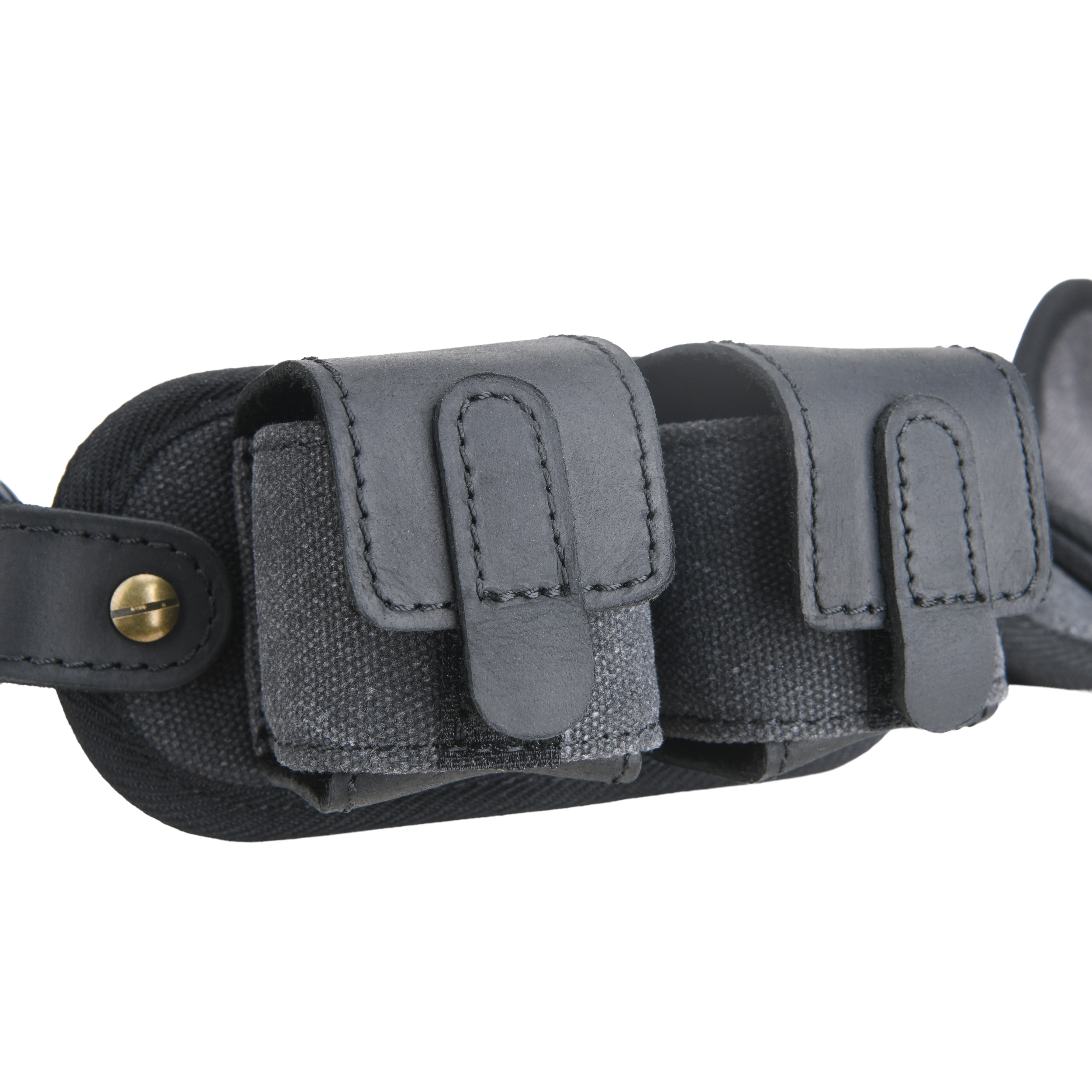 Canvas Pistol Chest Holster with Double Speedloader Holder Suit for Right Handed