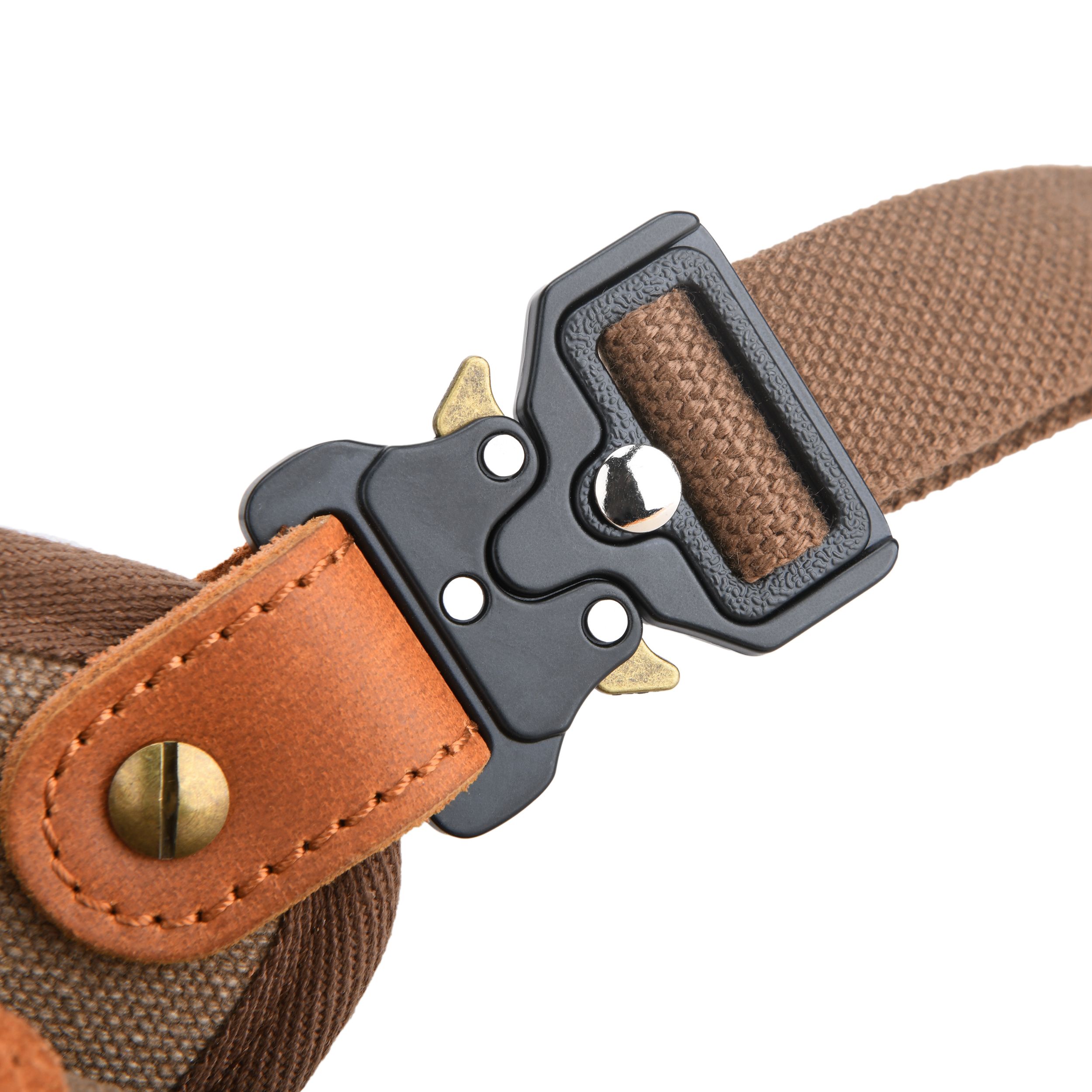 Canvas Pistol Chest Holster with Double Speedloader Holder Suit for Right Handed