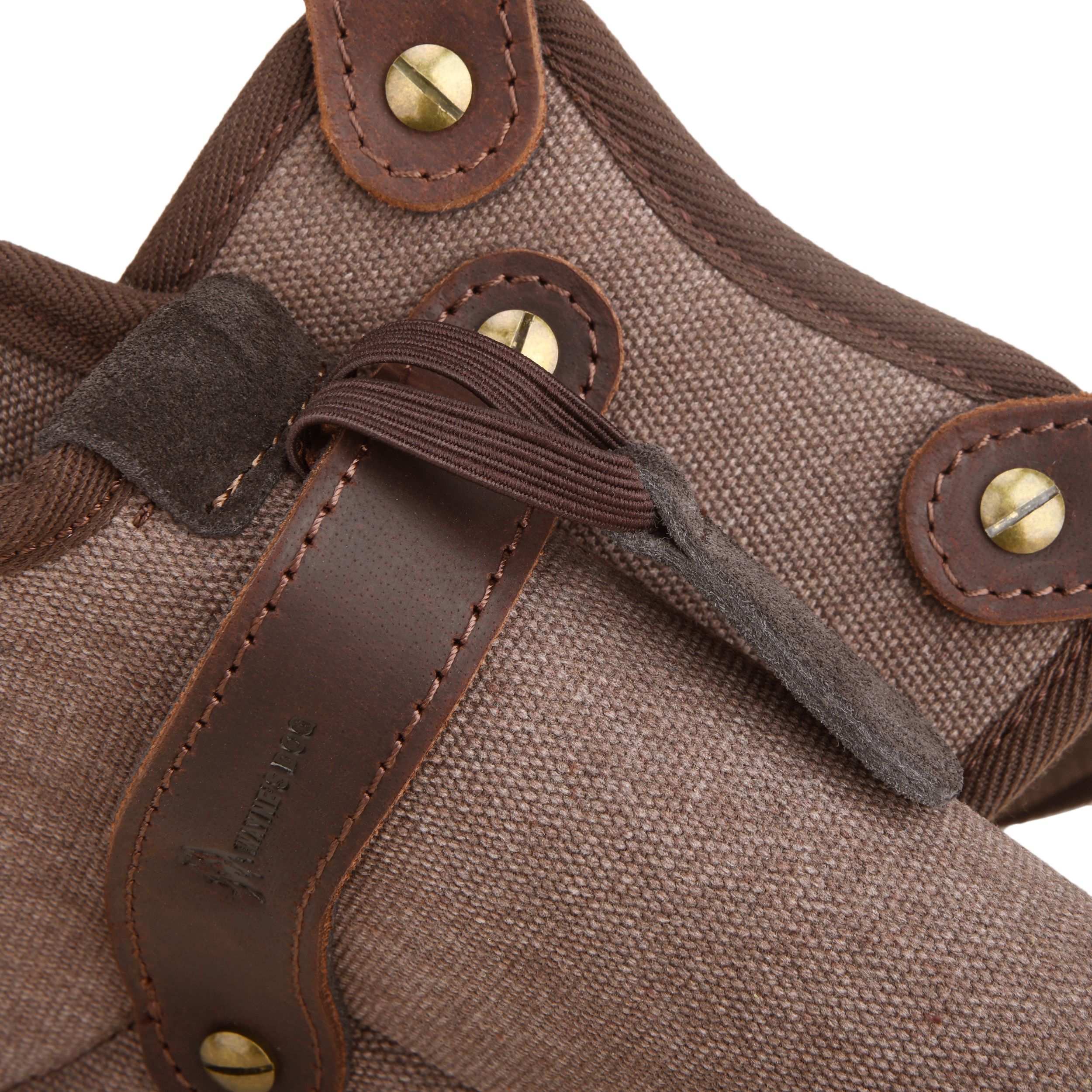 Canvas Pistol Chest Holster with Double Speedloader Holder Suit for Right Handed