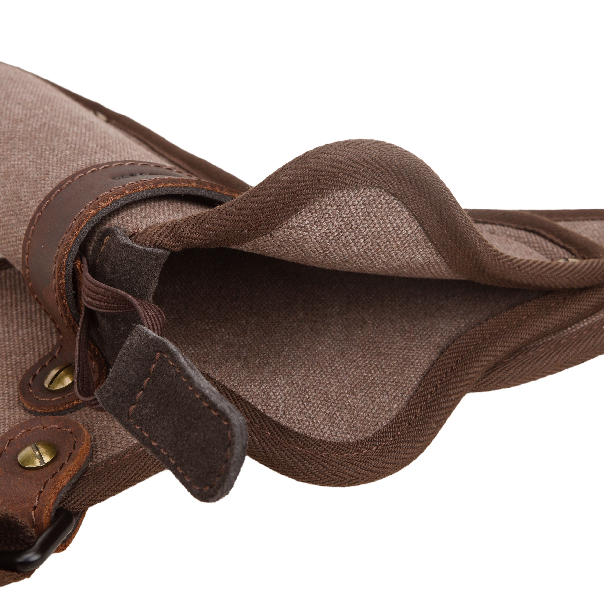 Canvas Pistol Chest Holster with Double Speedloader Holder Suit for Right Handed