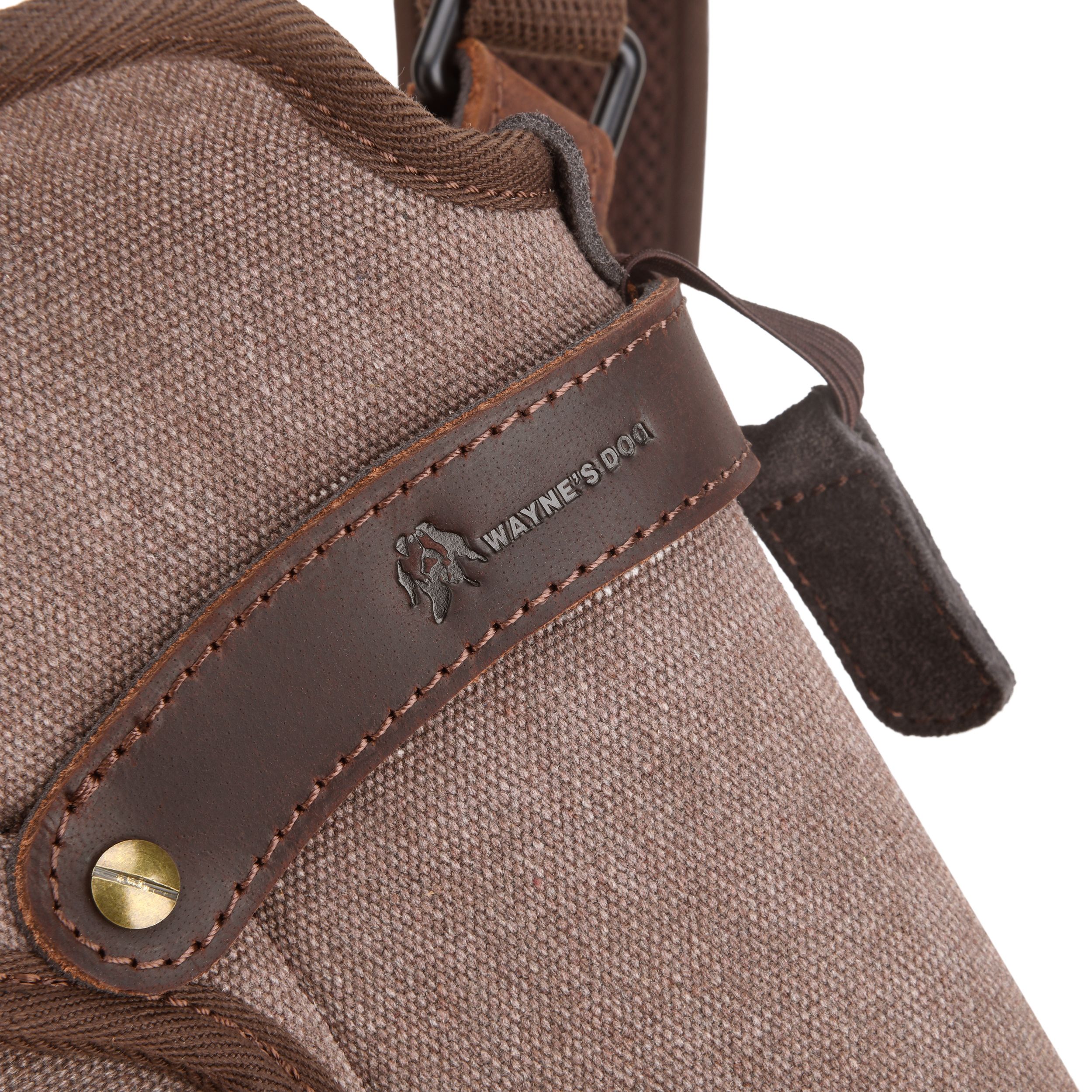 Canvas Pistol Chest Holster with Double Speedloader Holder Suit for Right Handed