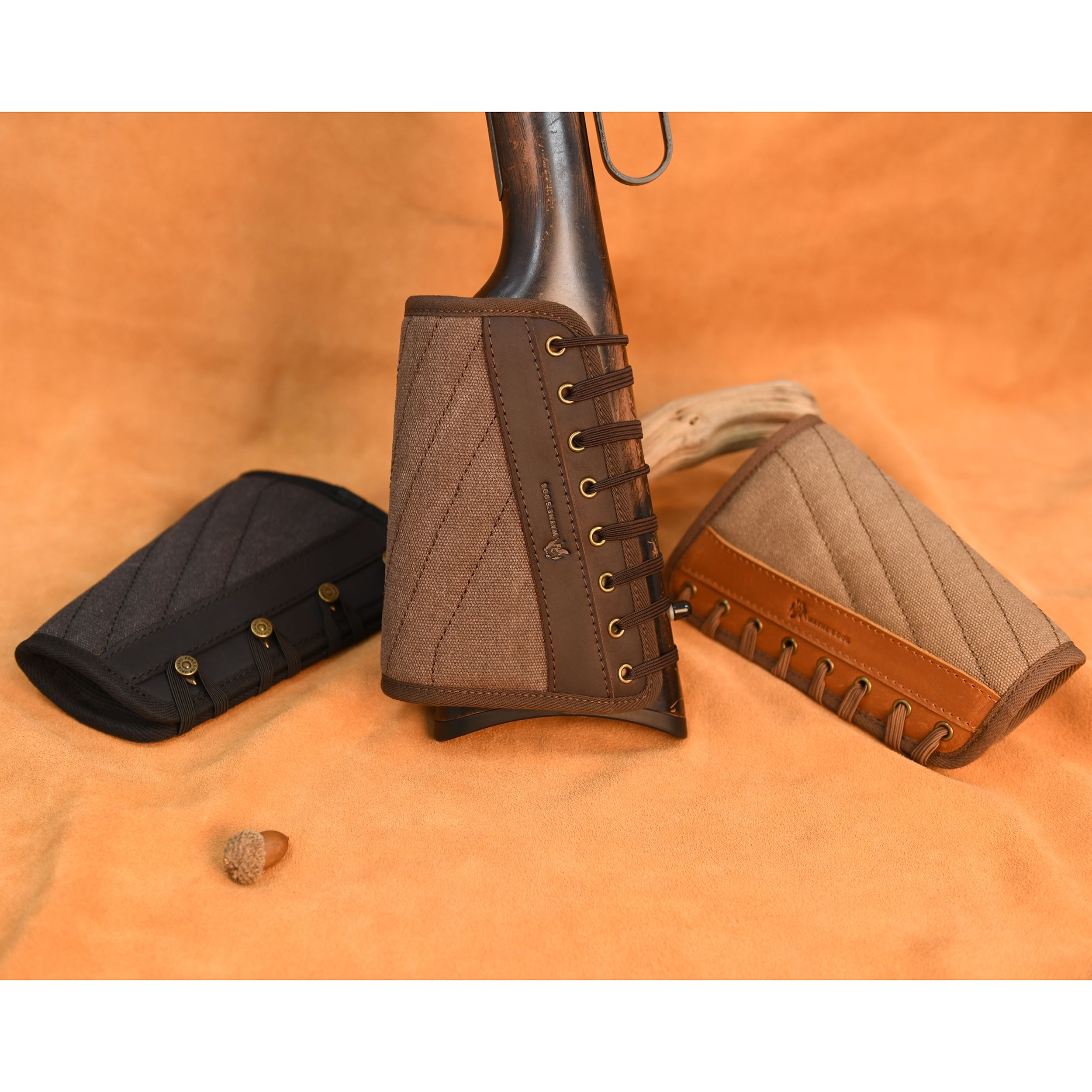 Non-slip Canvas Rifle Gun Recoil Pad Shotgun Buttstock Cover