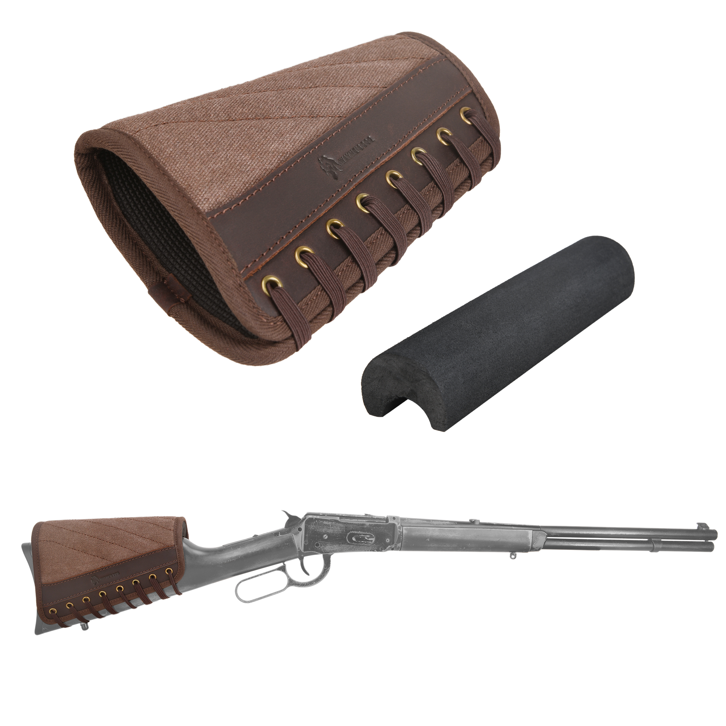 Non-slip Canvas Rifle Gun Recoil Pad Shotgun Buttstock Cover