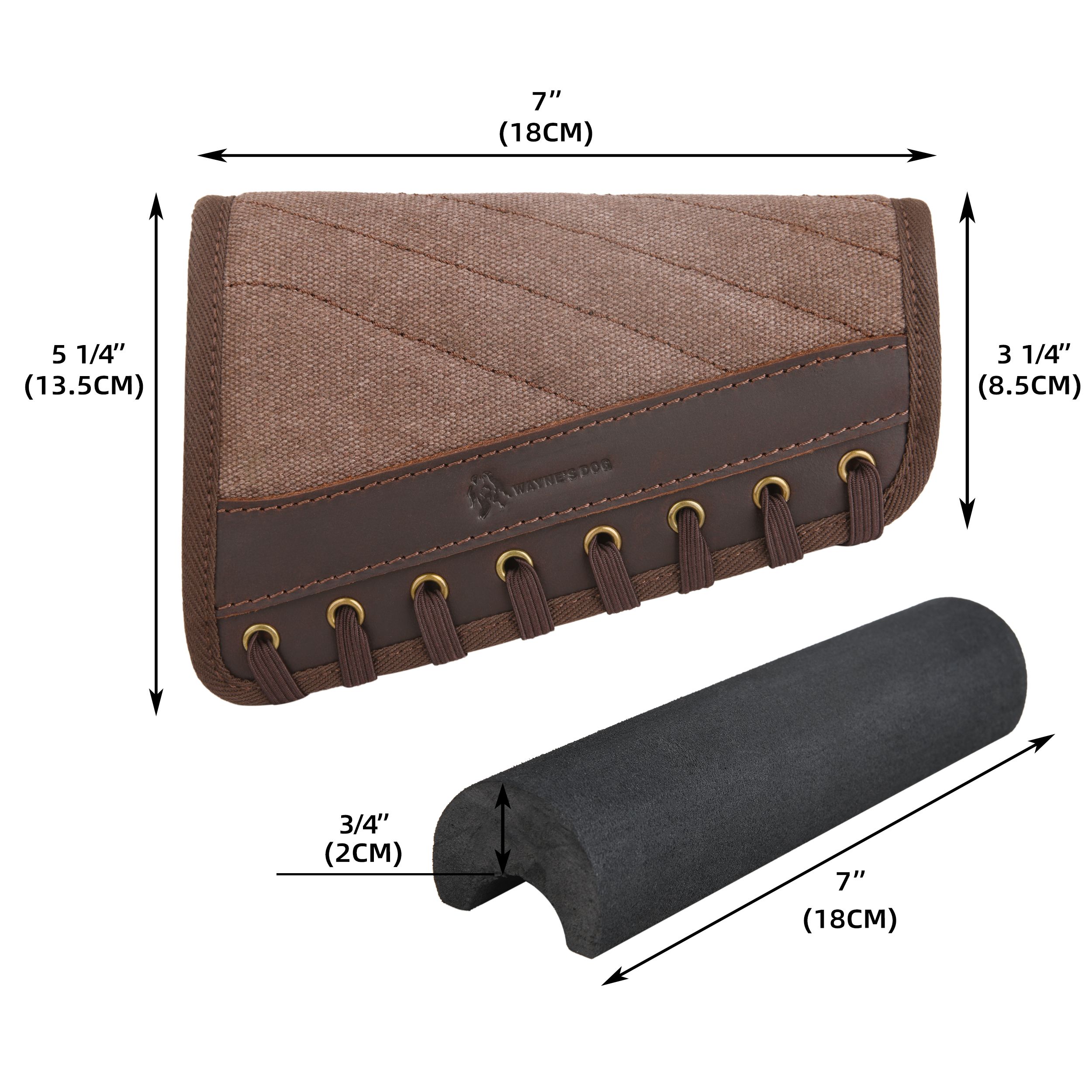 Non-slip Canvas Rifle Gun Recoil Pad Shotgun Buttstock Cover