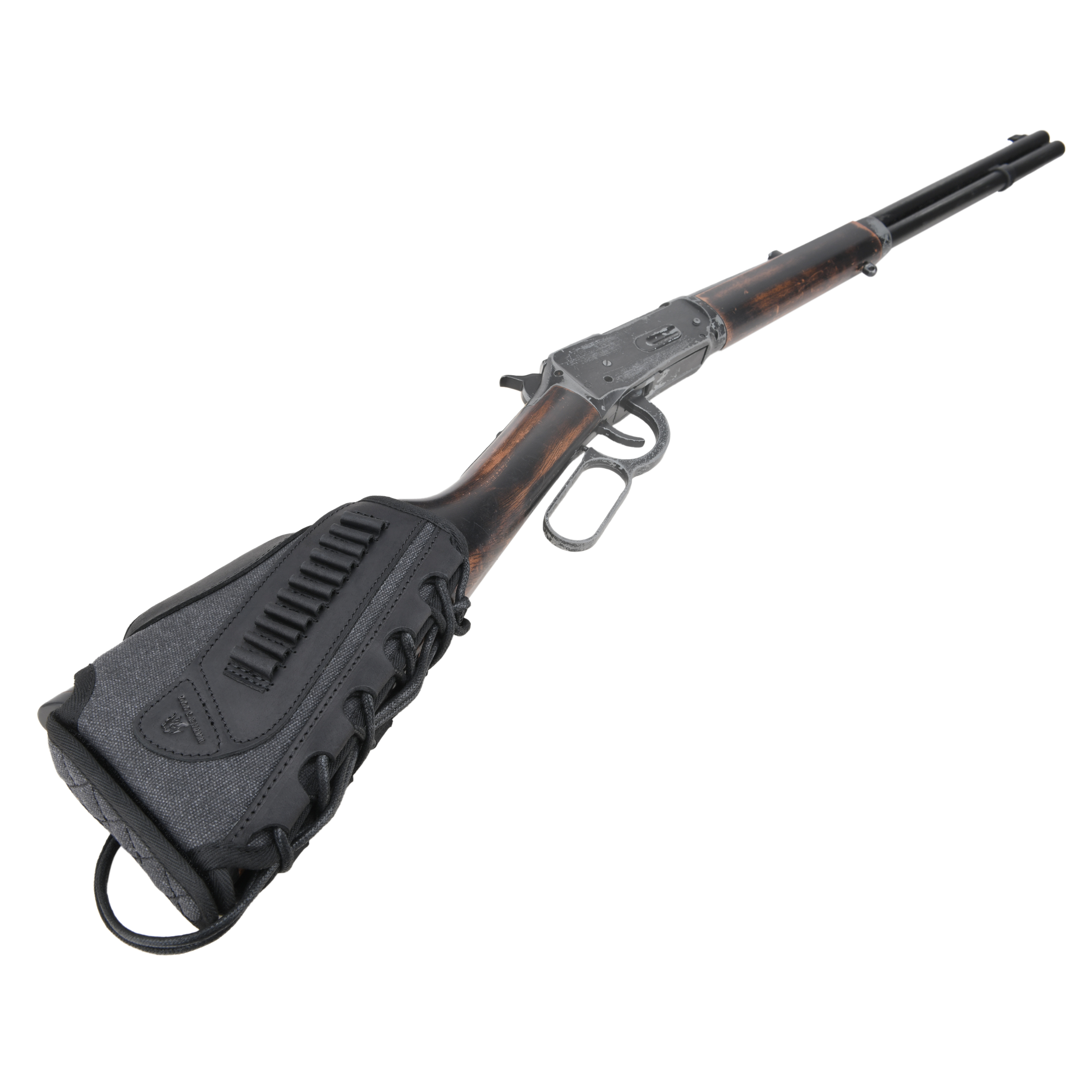 WAYNE'S DOG Canvas Rifle Buttstock with 1 Inch Cheek Rest Riser for .30/30 .223 .22LR .308