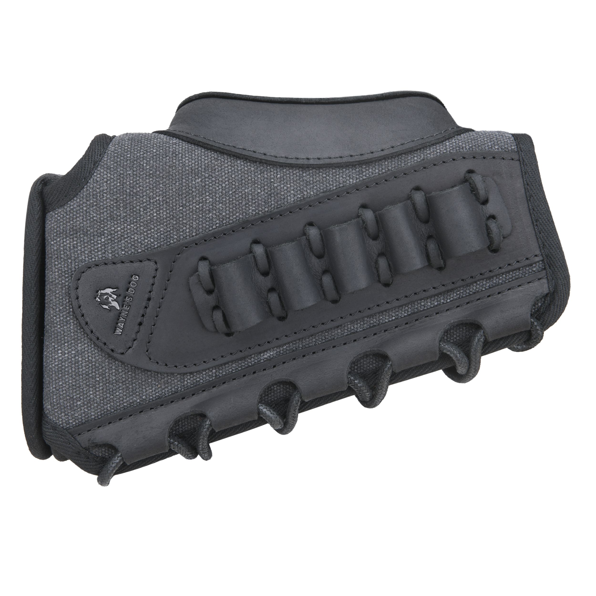 WAYNE'S DOG Canvas Rifle Buttstock with 1 Inch Cheek Rest Riser for .30/30 .223 .22LR .308