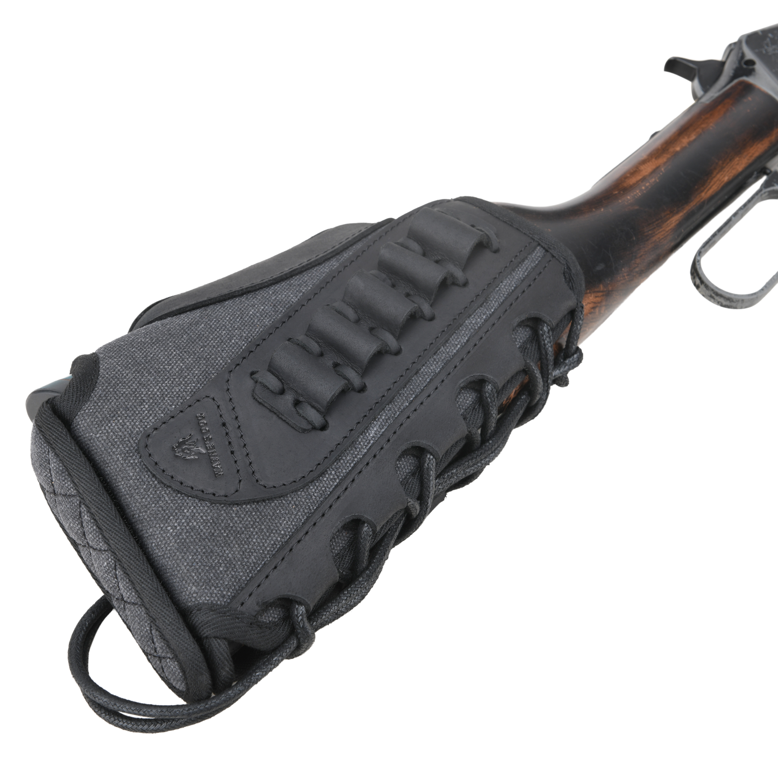 WAYNE'S DOG Canvas Rifle Buttstock with 1 Inch Cheek Rest Riser for .30/30 .223 .22LR .308