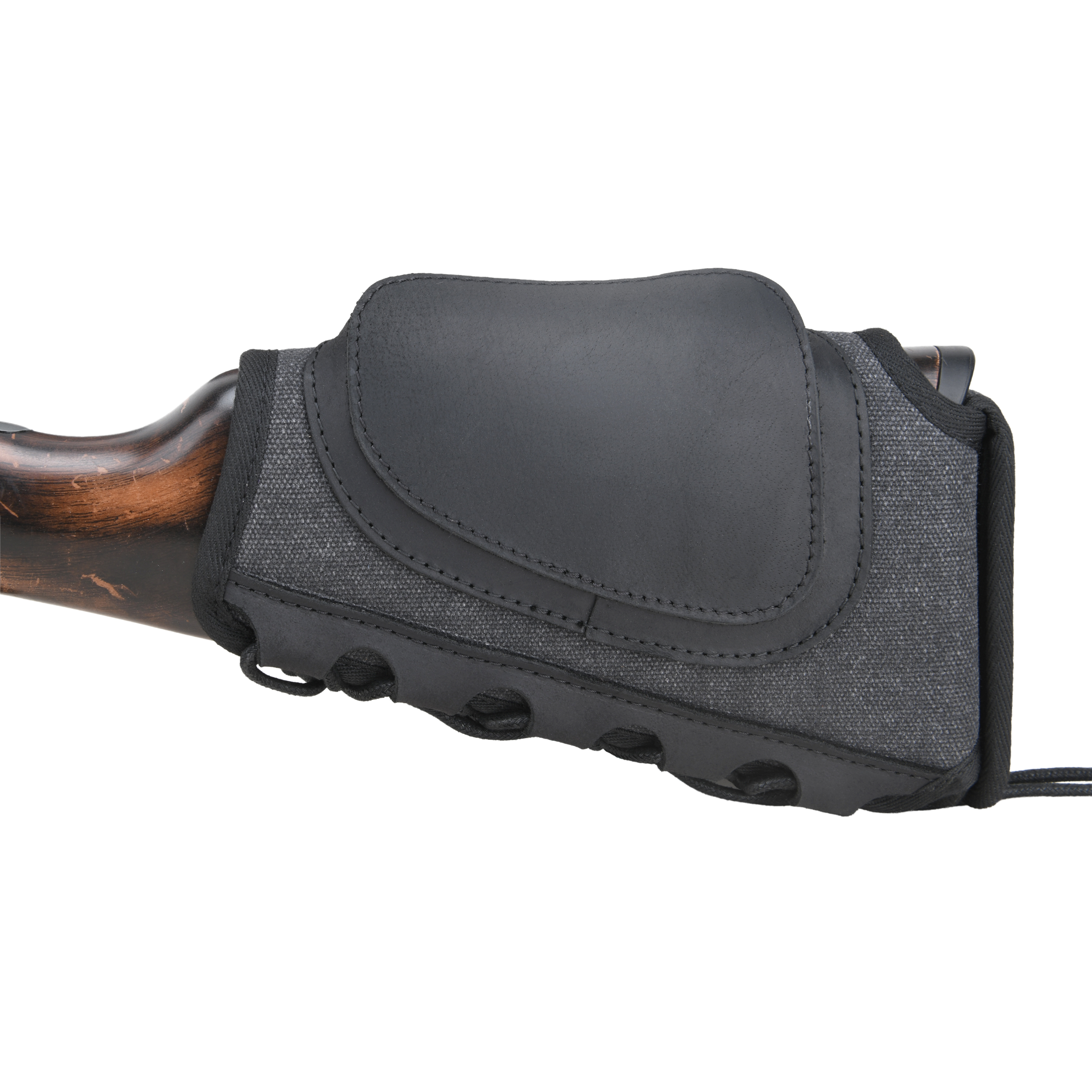 WAYNE'S DOG Canvas Rifle Buttstock with 1 Inch Cheek Rest Riser for .30/30 .223 .22LR .308
