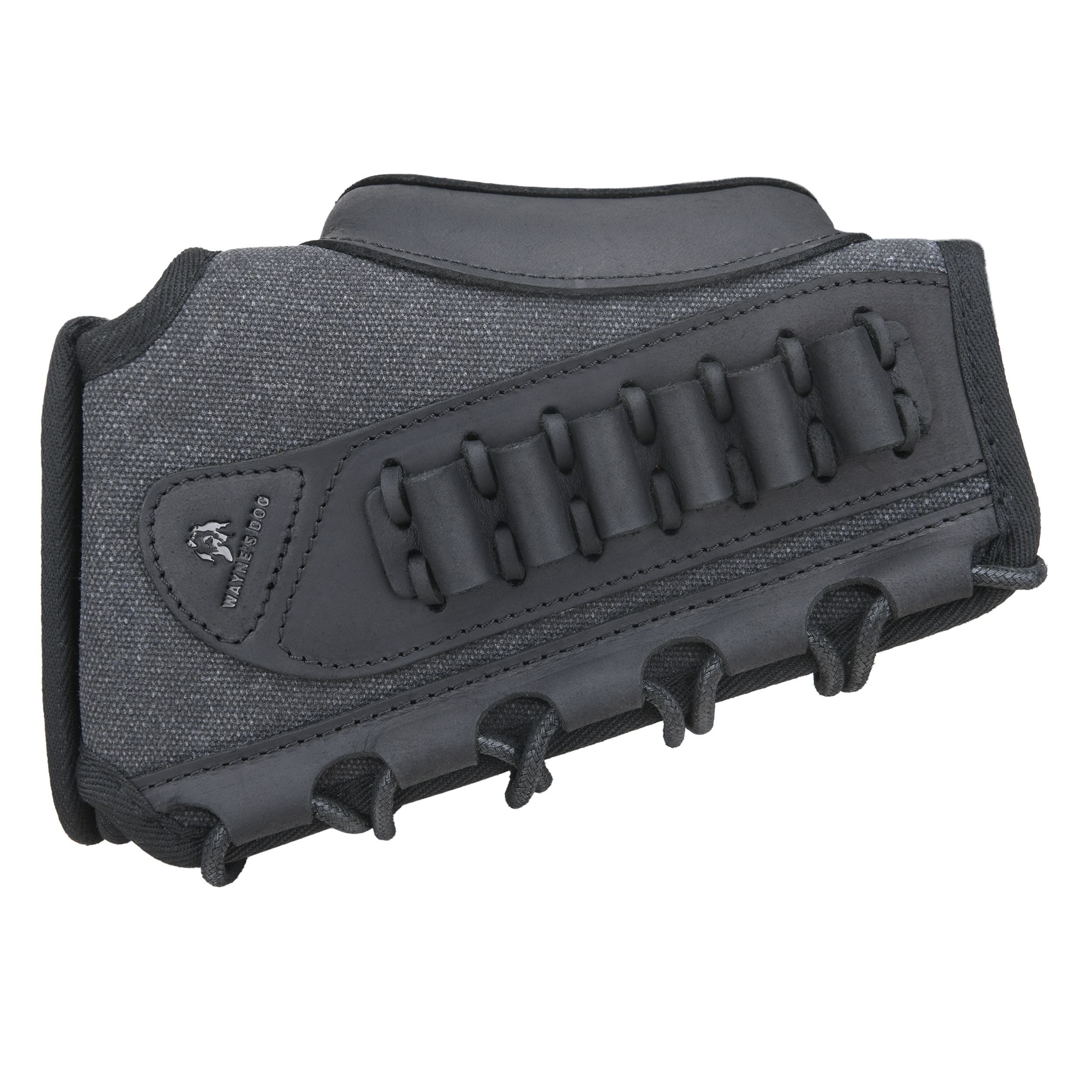 WAYNE'S DOG Canvas Rifle Buttstock with 1 Inch Cheek Rest Riser for .30/30 .223 .22LR .308