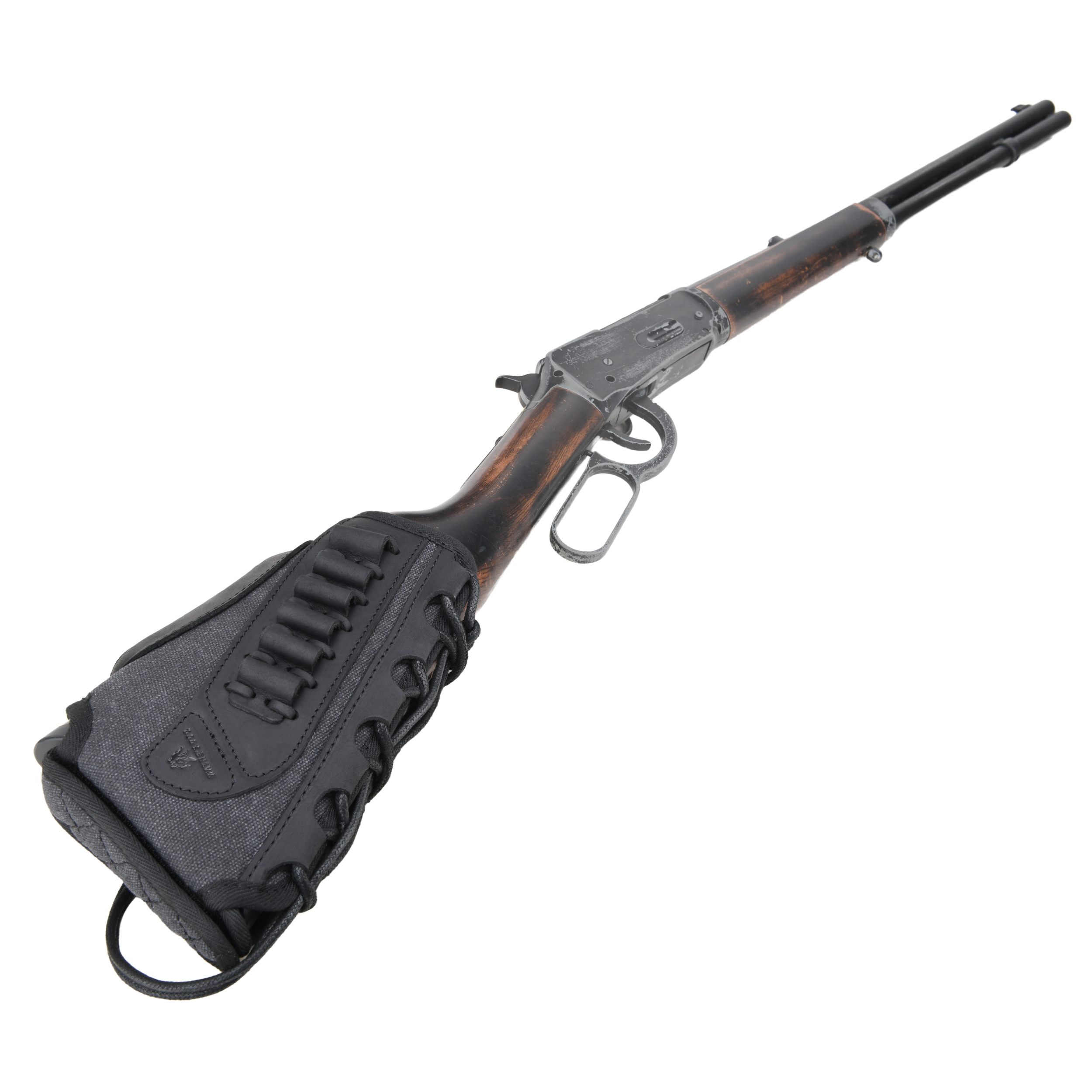 WAYNE'S DOG Canvas Rifle Buttstock with 1 Inch Cheek Rest Riser for .30/30 .223 .22LR .308