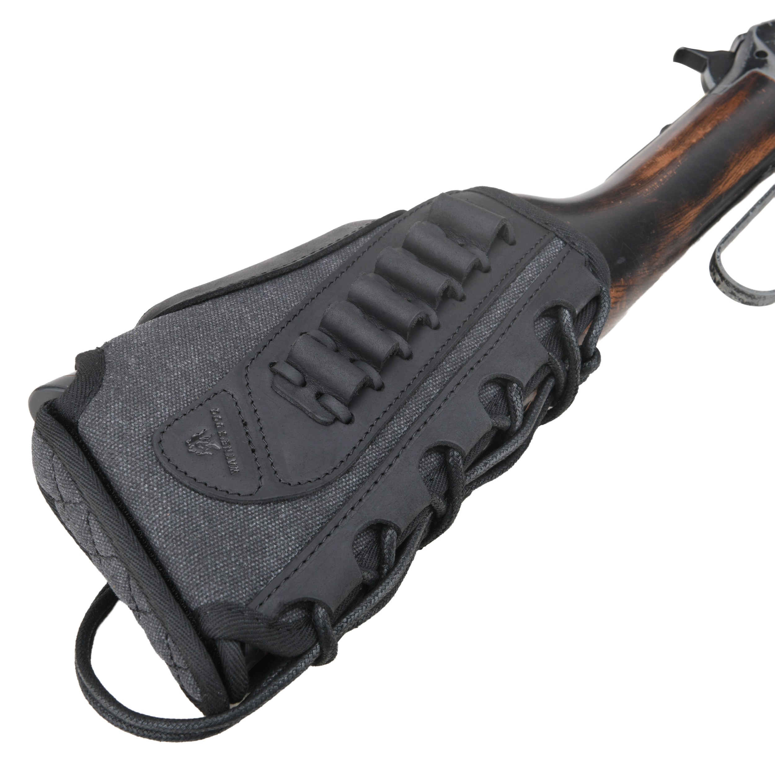 WAYNE'S DOG Canvas Rifle Buttstock with 1 Inch Cheek Rest Riser for .30/30 .223 .22LR .308