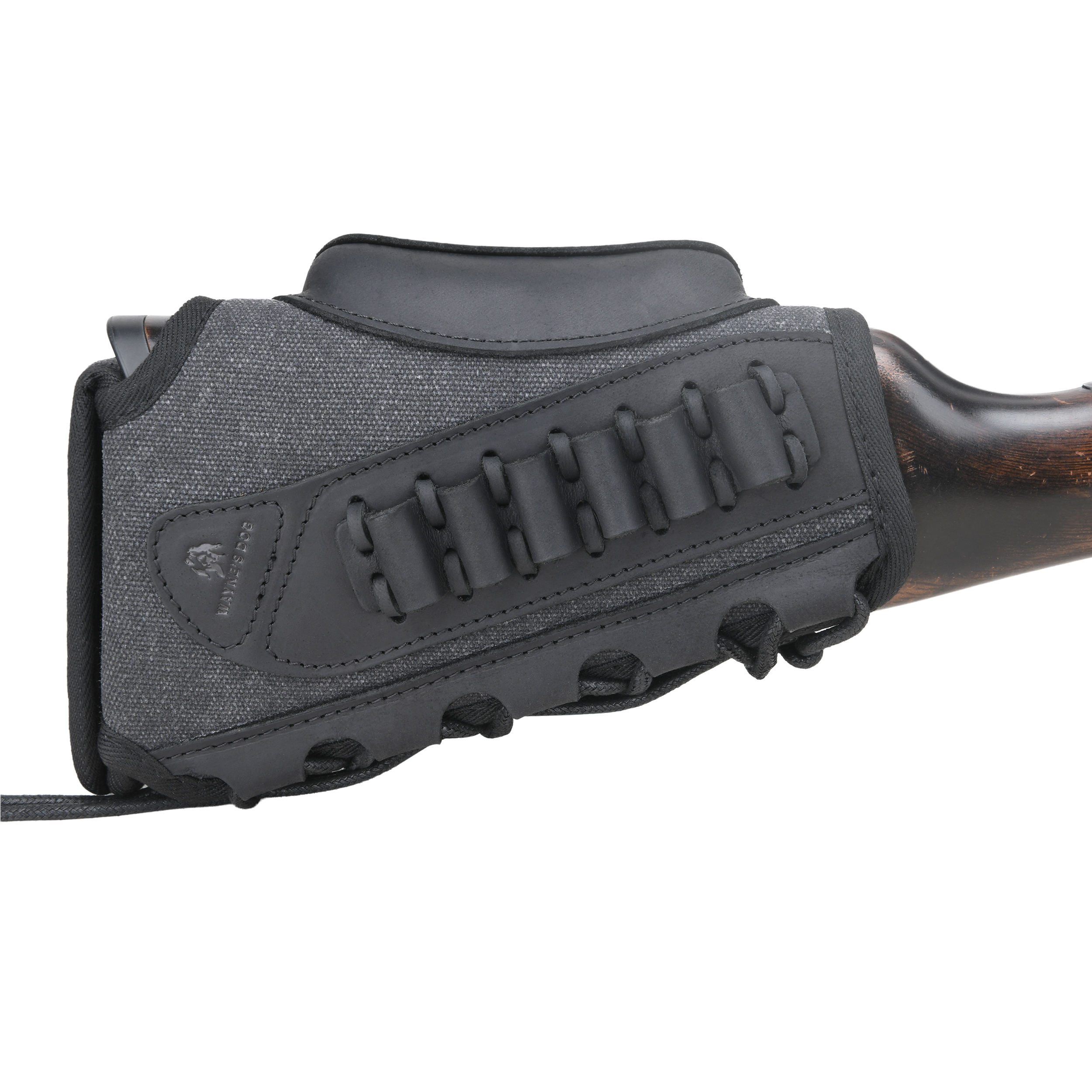 WAYNE'S DOG Canvas Rifle Buttstock with 1 Inch Cheek Rest Riser for .30/30 .223 .22LR .308