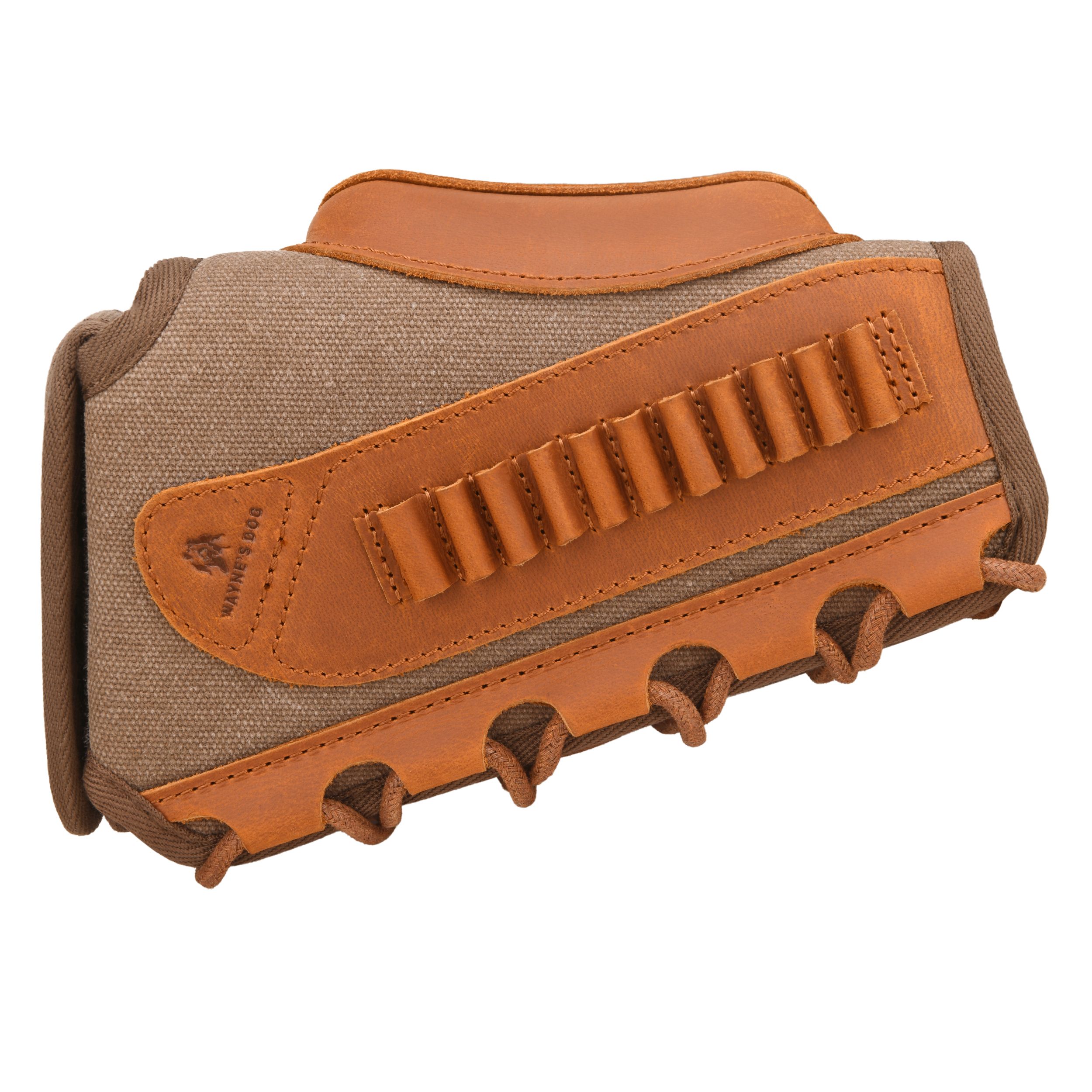 WAYNE'S DOG Canvas Rifle Buttstock with 1 Inch Cheek Rest Riser for .30/30 .223 .22LR .308
