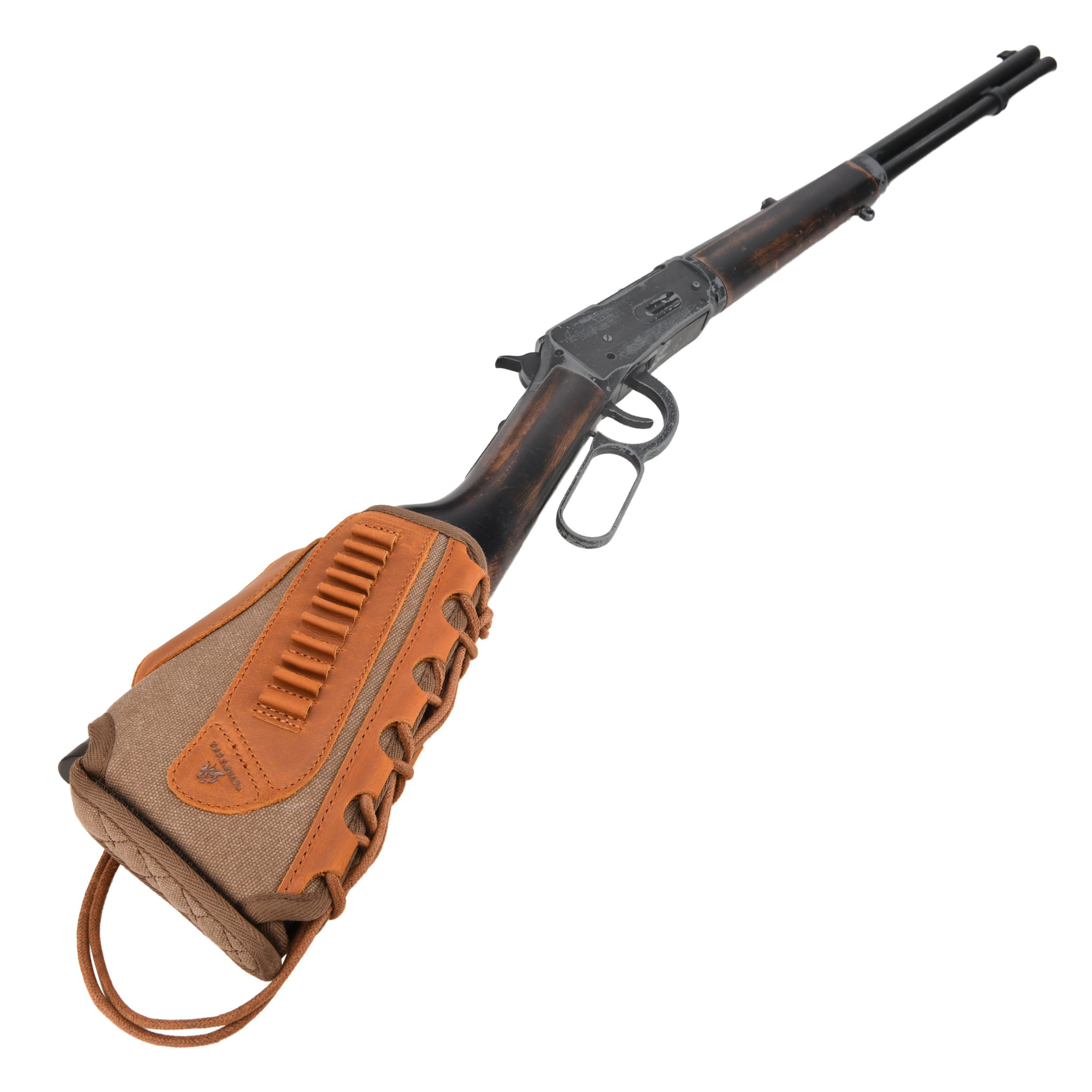 WAYNE'S DOG Canvas Rifle Buttstock with 1 Inch Cheek Rest Riser for .30/30 .223 .22LR .308