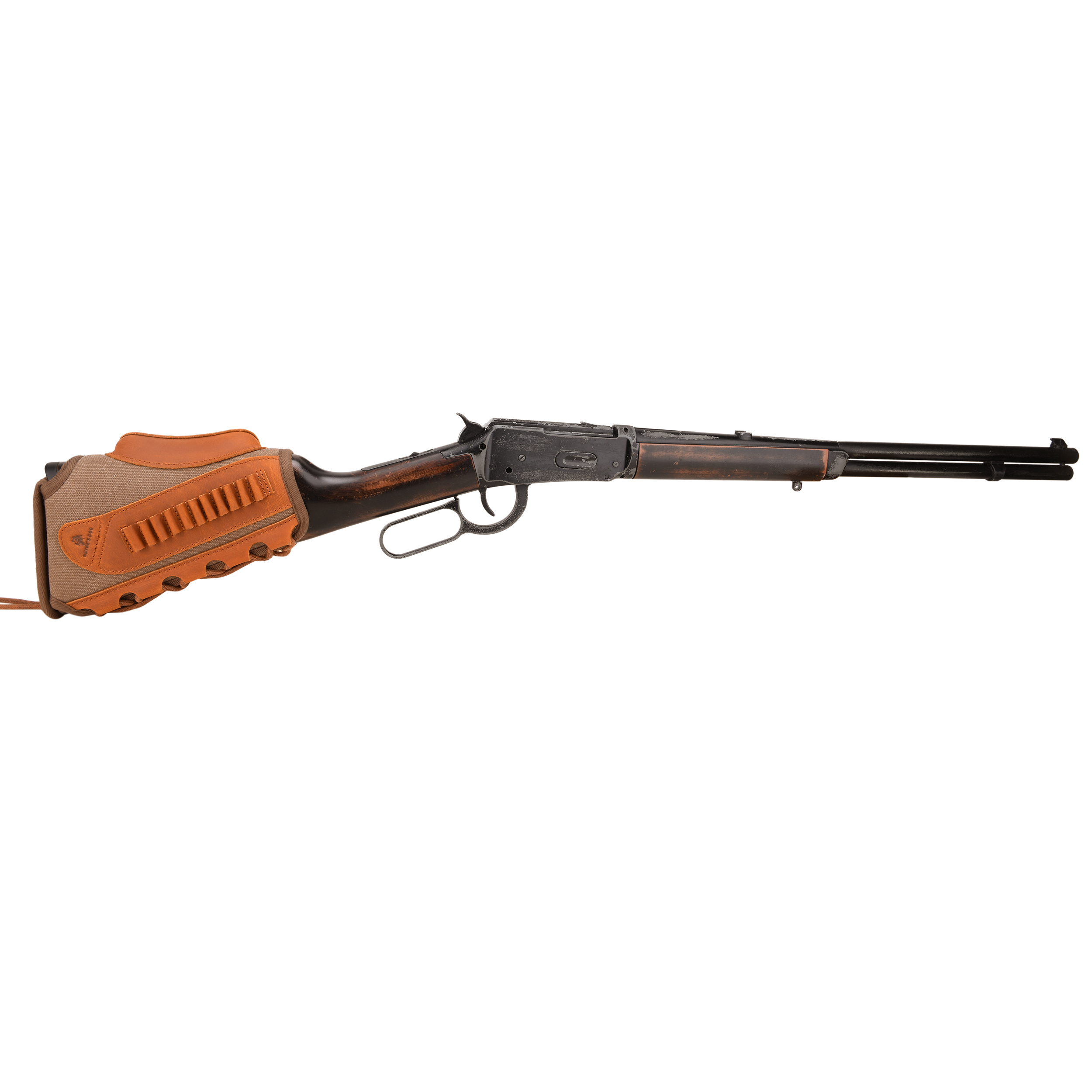 WAYNE'S DOG Canvas Rifle Buttstock with 1 Inch Cheek Rest Riser for .30/30 .223 .22LR .308