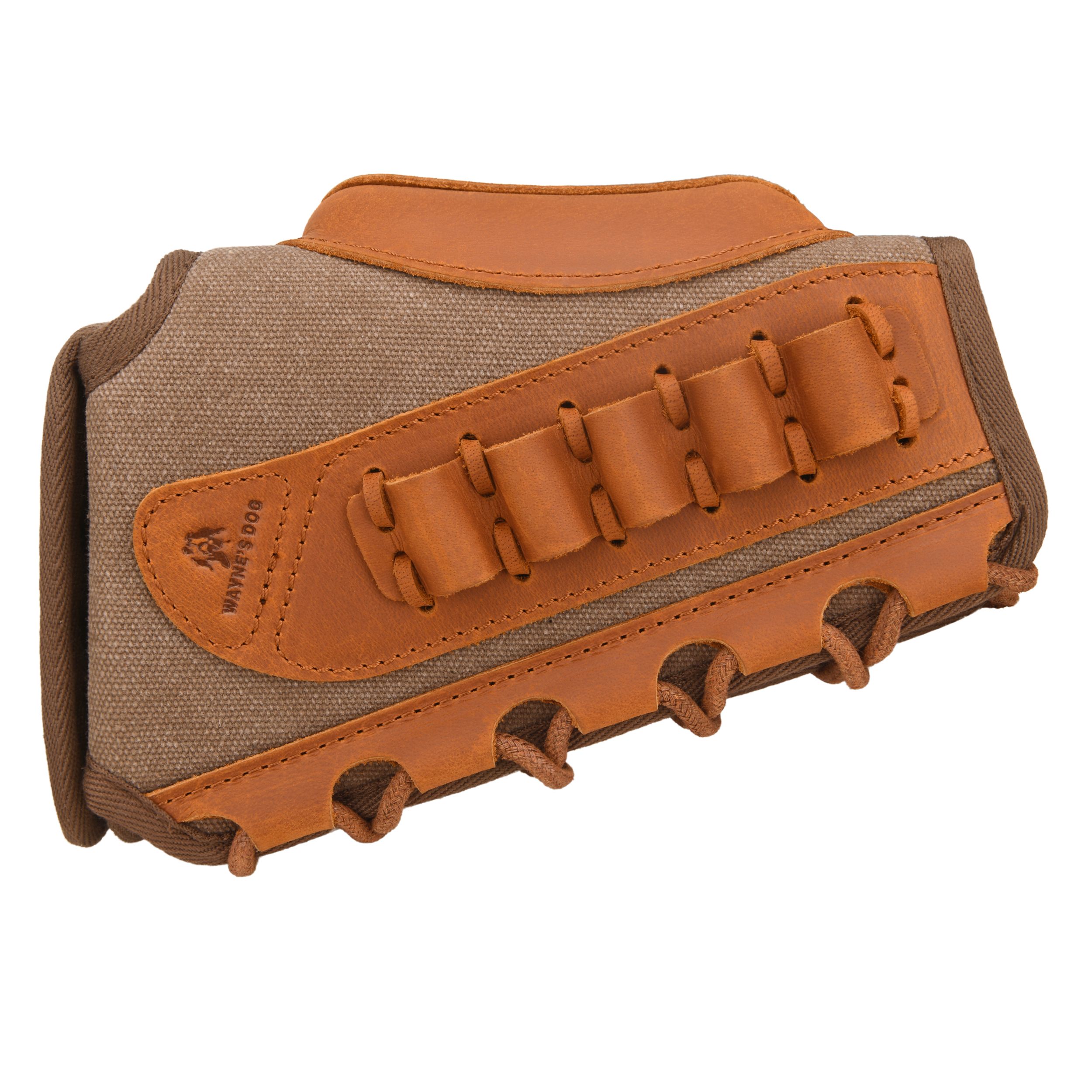 WAYNE'S DOG Canvas Rifle Buttstock with 1 Inch Cheek Rest Riser for .30/30 .223 .22LR .308