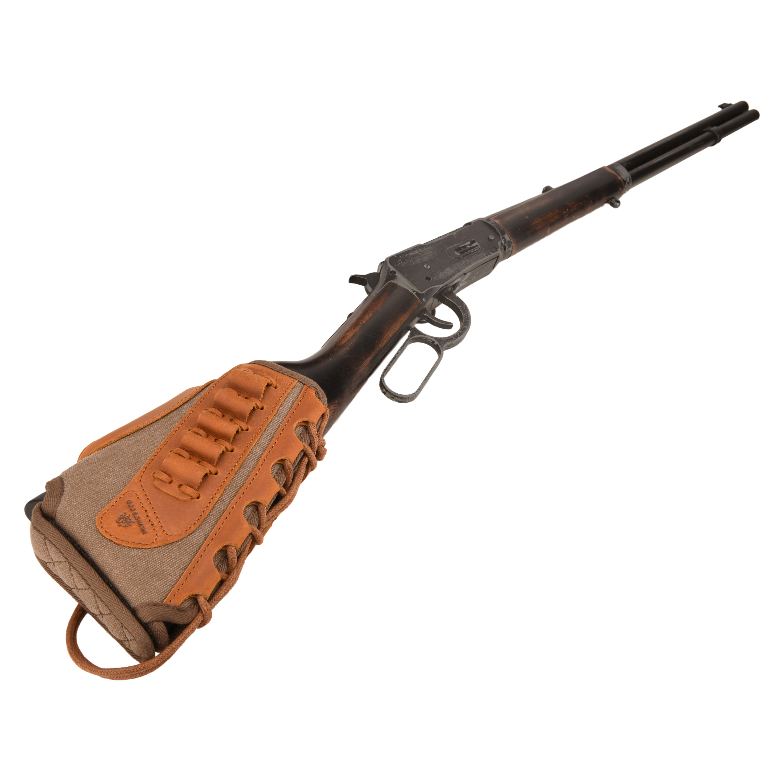 WAYNE'S DOG Canvas Rifle Buttstock with 1 Inch Cheek Rest Riser for .30/30 .223 .22LR .308