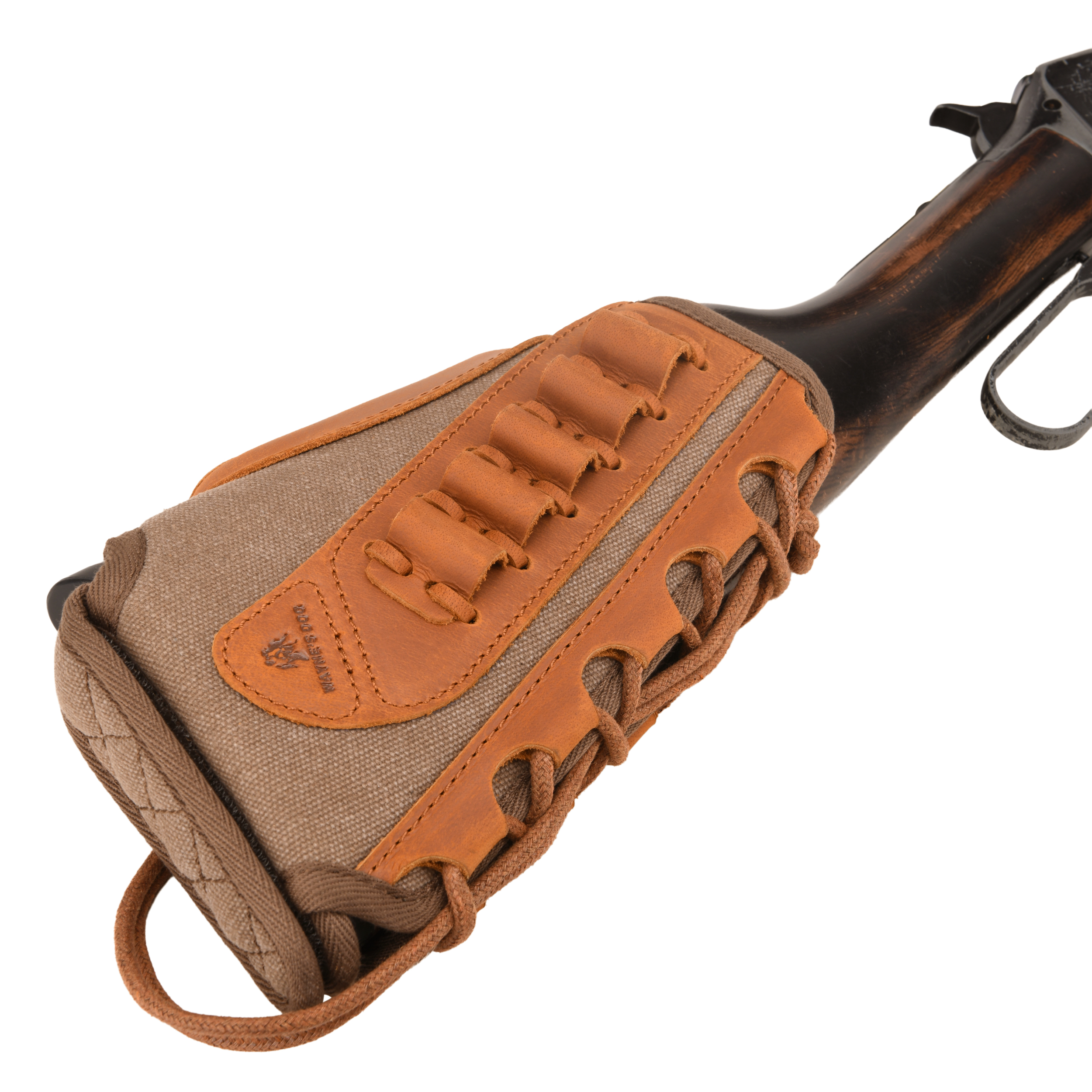 WAYNE'S DOG Canvas Rifle Buttstock with 1 Inch Cheek Rest Riser for .30/30 .223 .22LR .308