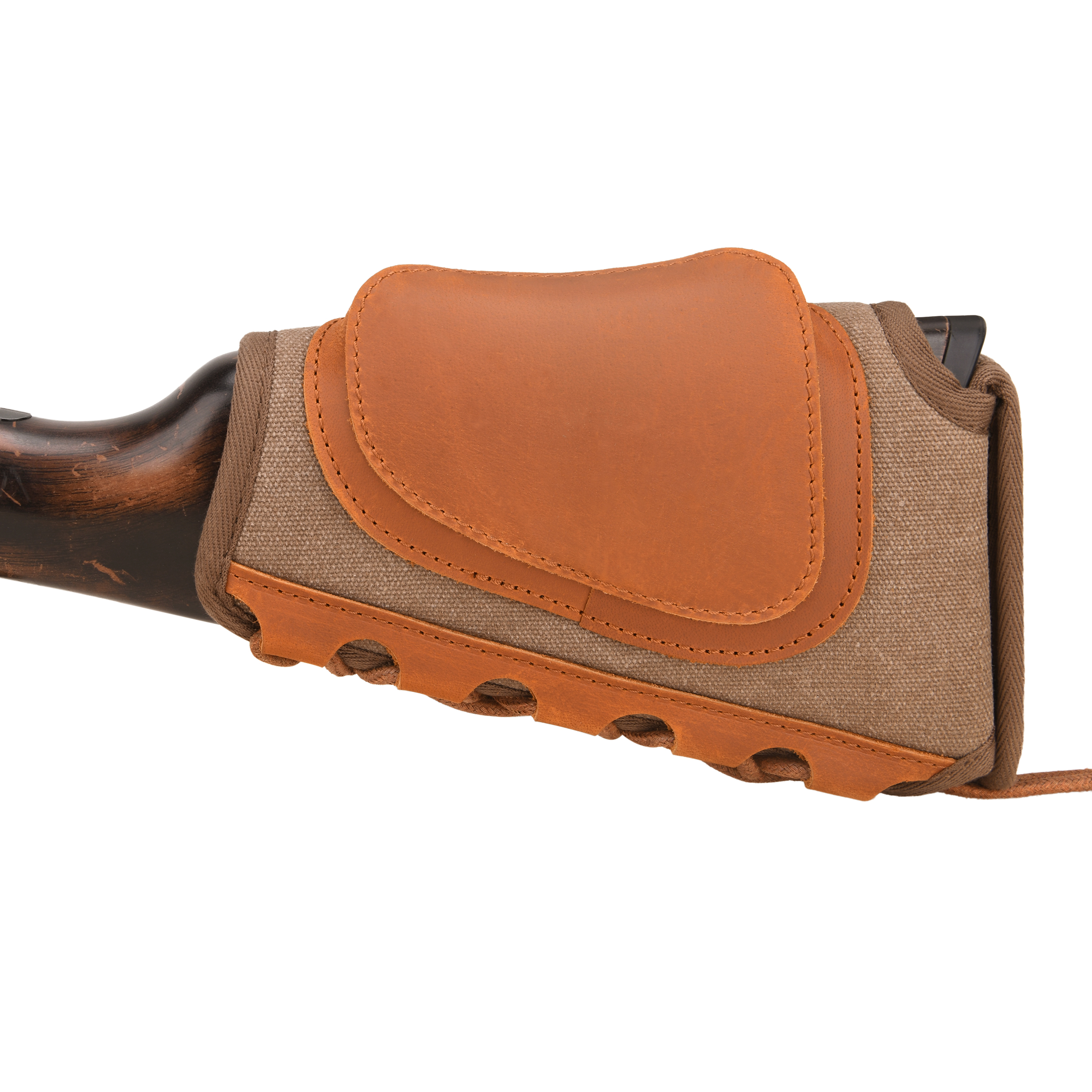 WAYNE'S DOG Canvas Rifle Buttstock with 1 Inch Cheek Rest Riser for .30/30 .223 .22LR .308
