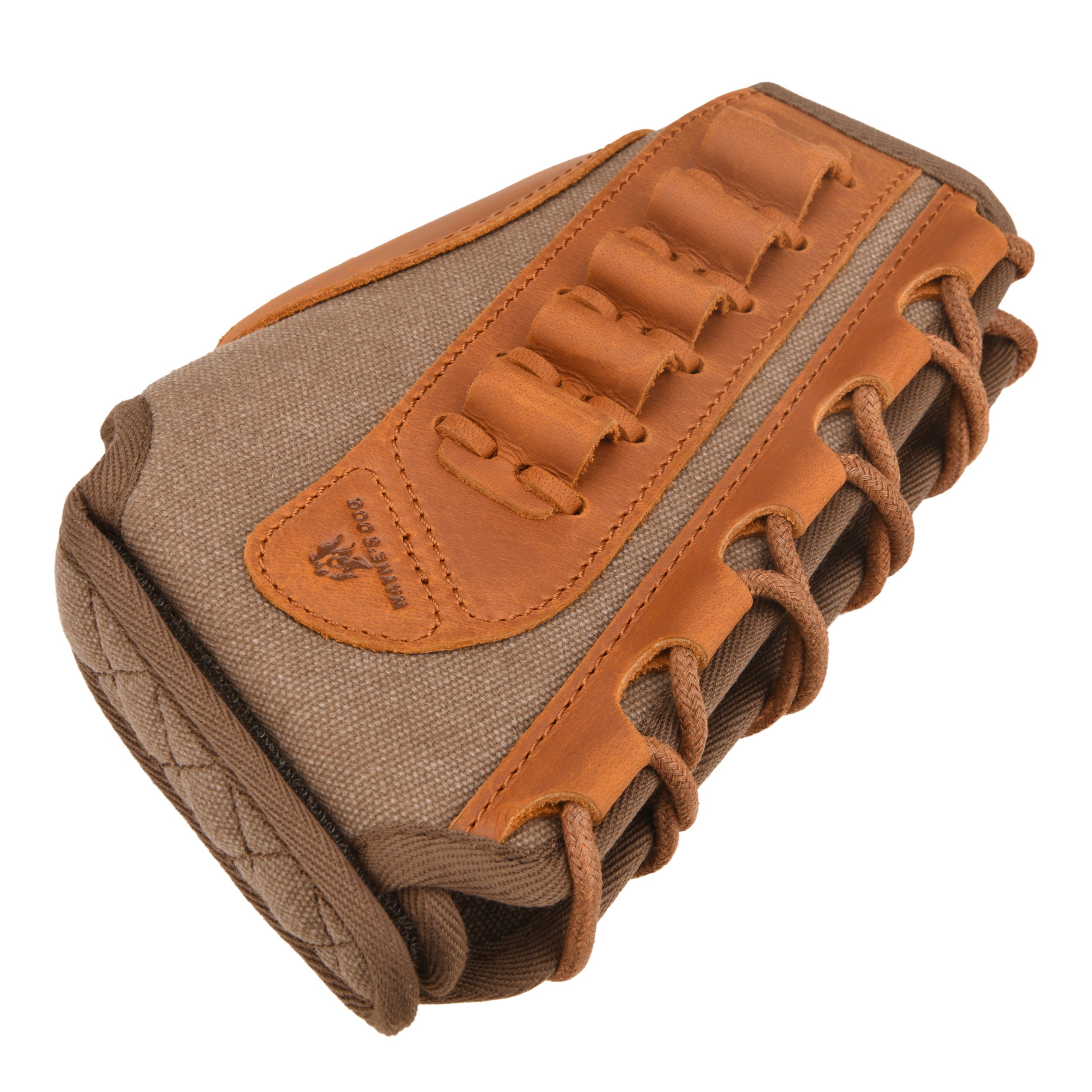 WAYNE'S DOG Canvas Rifle Buttstock with 1 Inch Cheek Rest Riser for .30/30 .223 .22LR .308