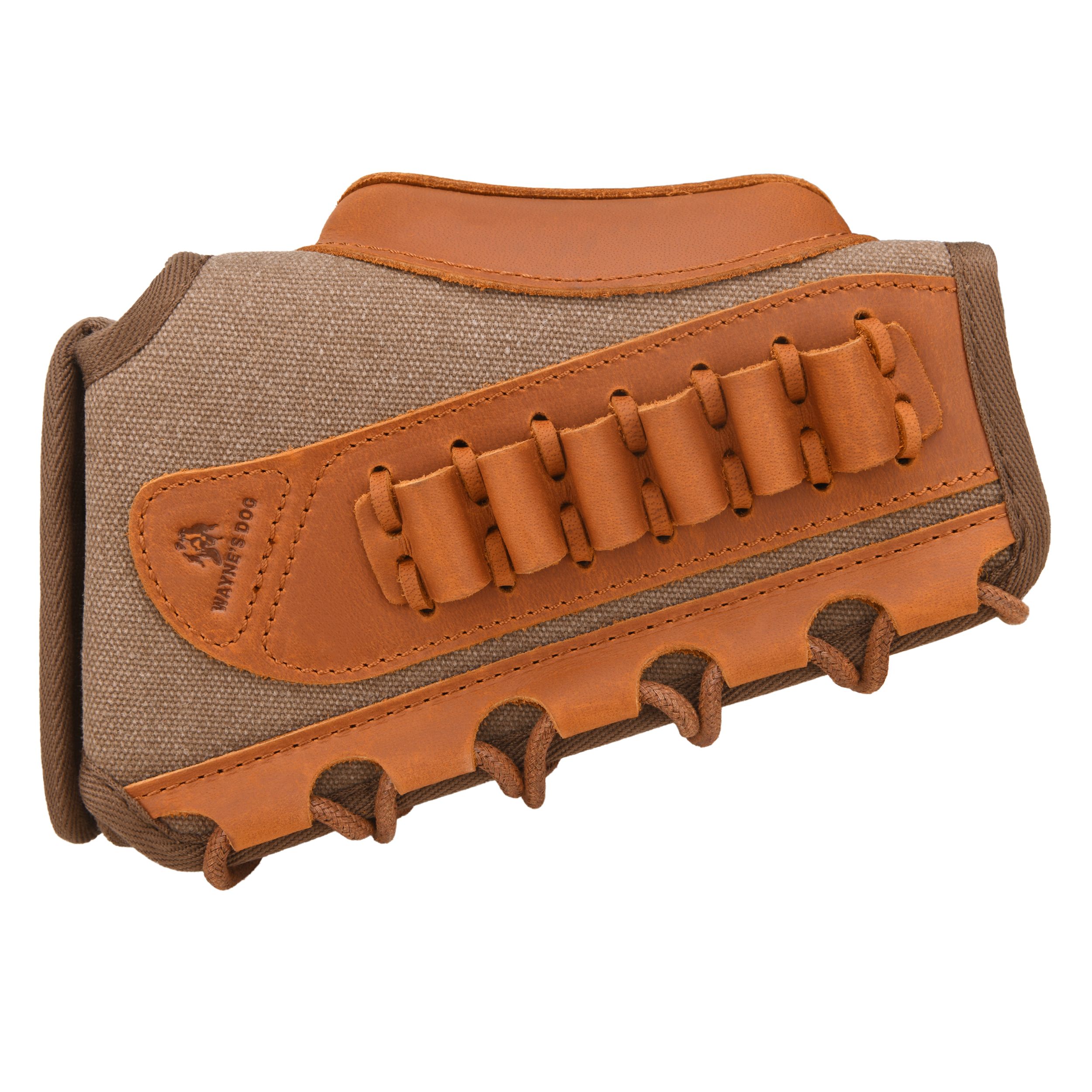 WAYNE'S DOG Canvas Rifle Buttstock with 1 Inch Cheek Rest Riser for .30/30 .223 .22LR .308
