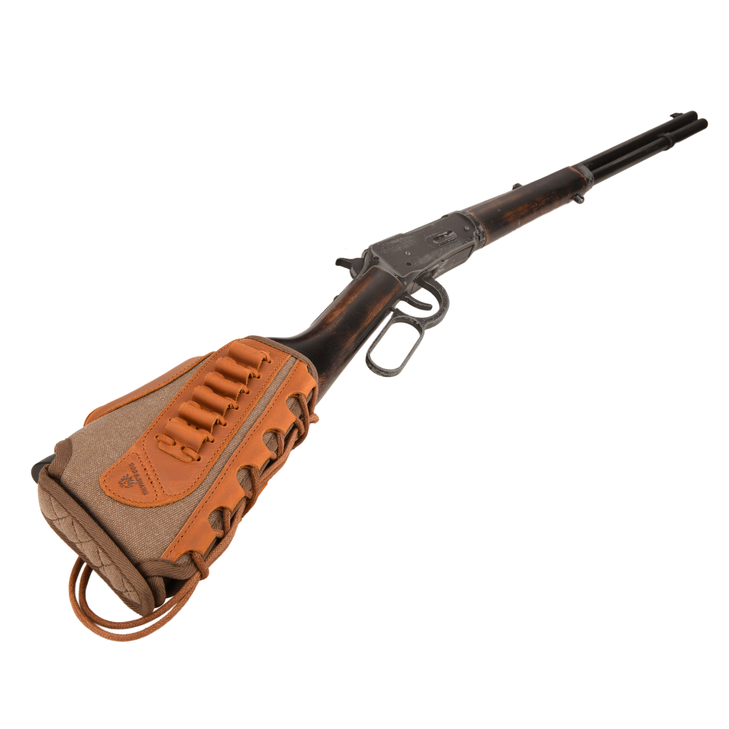 WAYNE'S DOG Canvas Rifle Buttstock with 1 Inch Cheek Rest Riser for .30/30 .223 .22LR .308