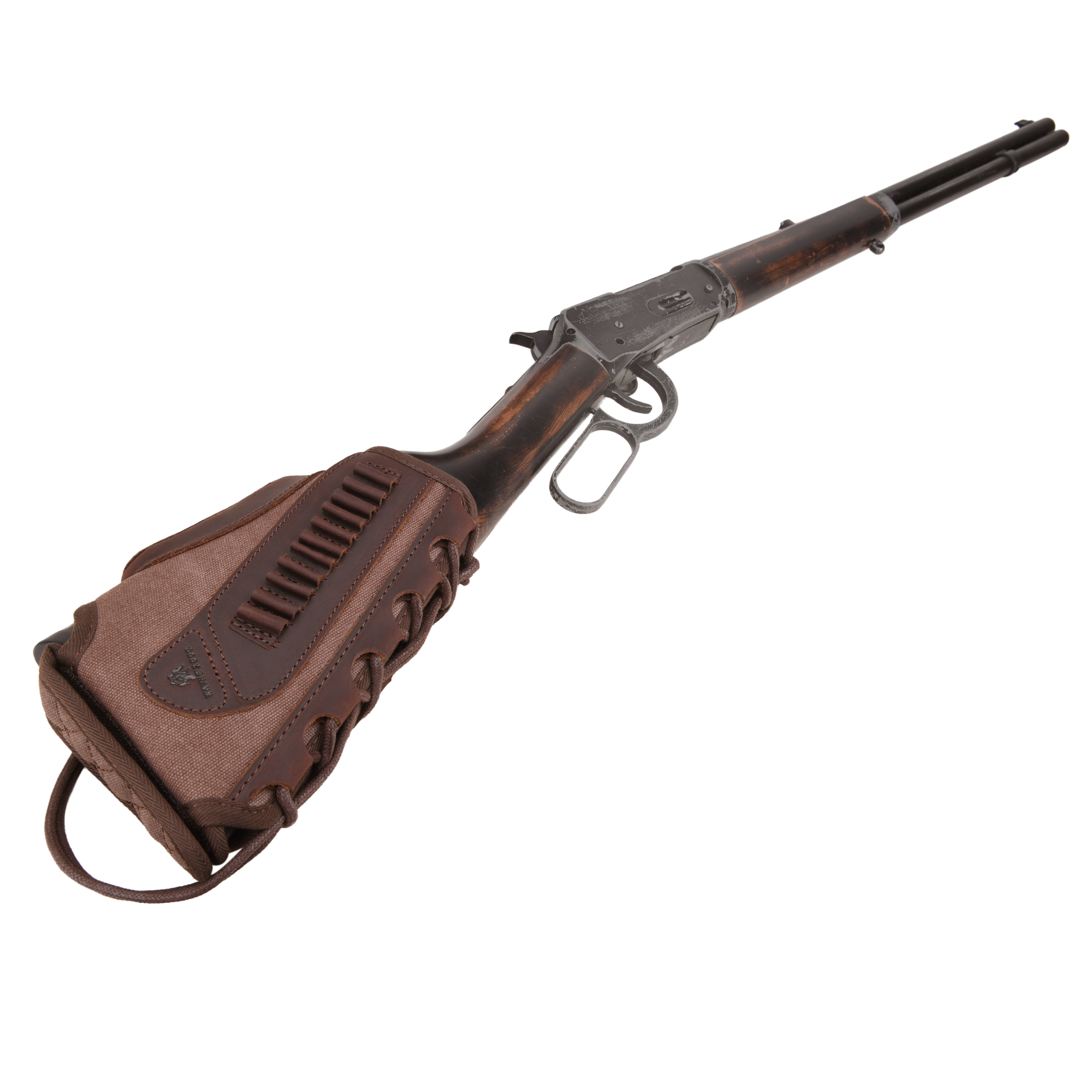 WAYNE'S DOG Canvas Rifle Buttstock with 1 Inch Cheek Rest Riser for .30/30 .223 .22LR .308