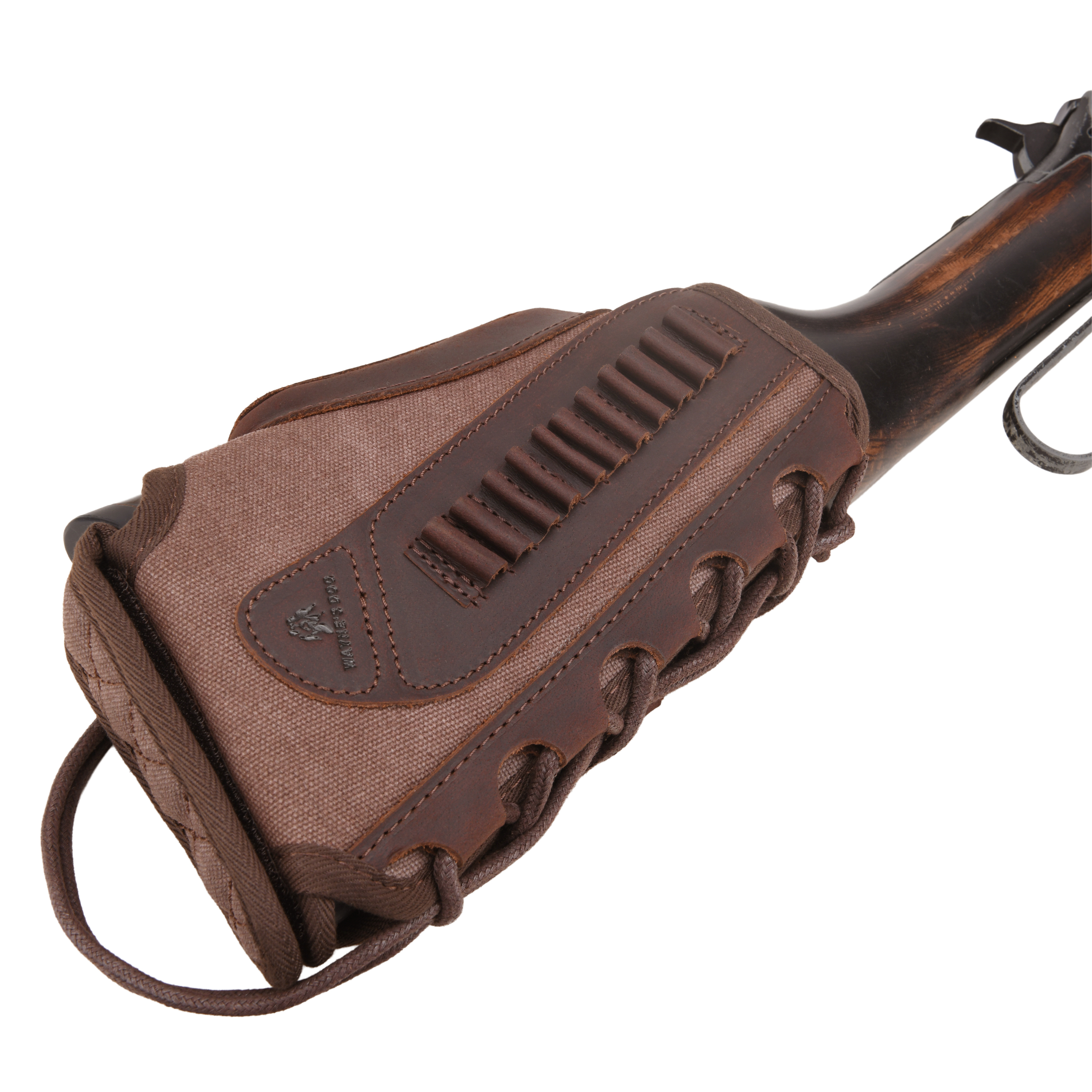 WAYNE'S DOG Canvas Rifle Buttstock with 1 Inch Cheek Rest Riser for .30/30 .223 .22LR .308