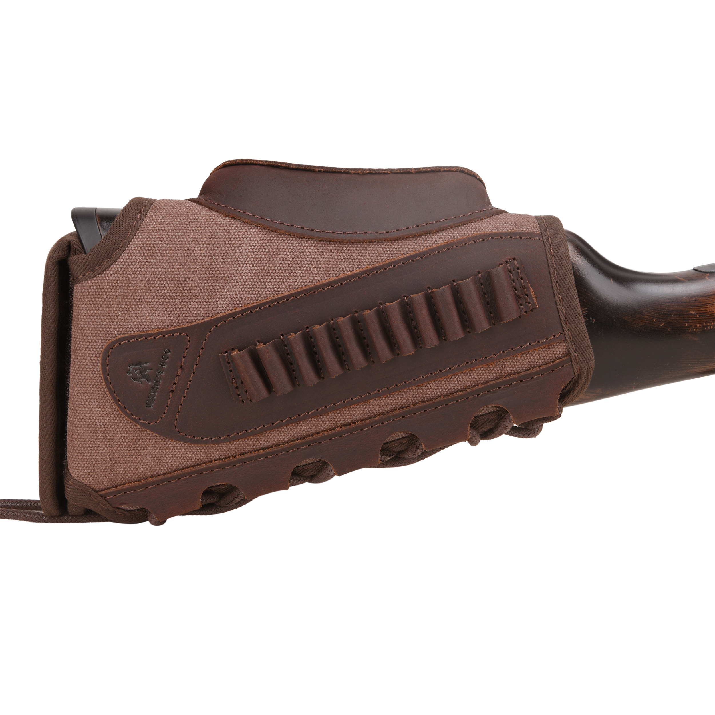 WAYNE'S DOG Canvas Rifle Buttstock with 1 Inch Cheek Rest Riser for .30/30 .223 .22LR .308