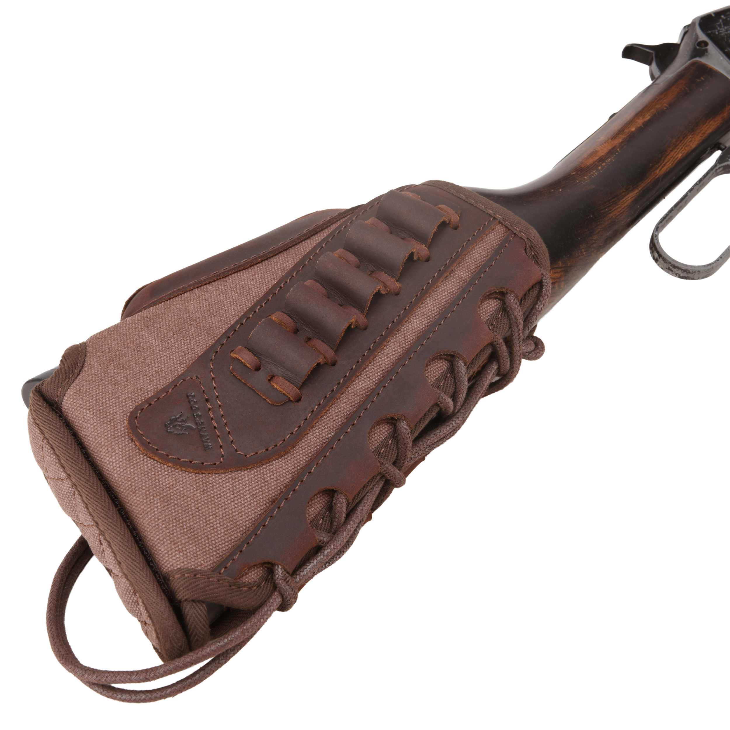 WAYNE'S DOG Canvas Rifle Buttstock with 1 Inch Cheek Rest Riser for .30/30 .223 .22LR .308