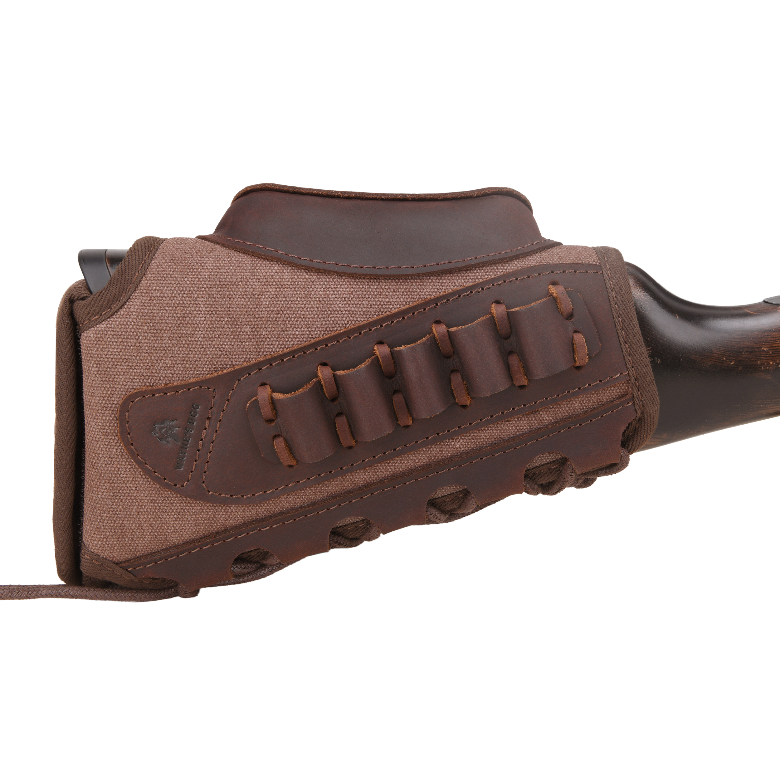 WAYNE'S DOG Canvas Rifle Buttstock with 1 Inch Cheek Rest Riser for .30/30 .223 .22LR .308