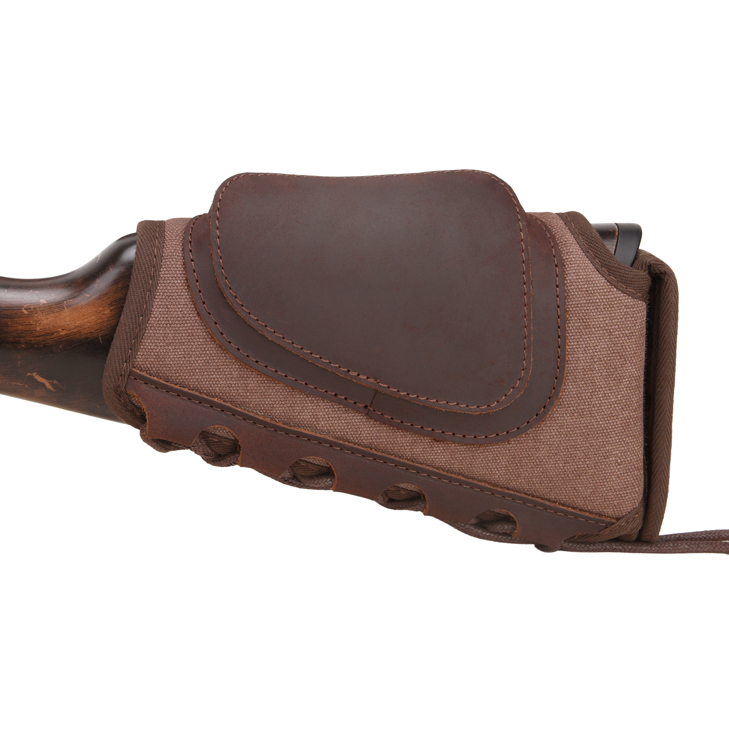 WAYNE'S DOG Canvas Rifle Buttstock with 1 Inch Cheek Rest Riser for .30/30 .223 .22LR .308