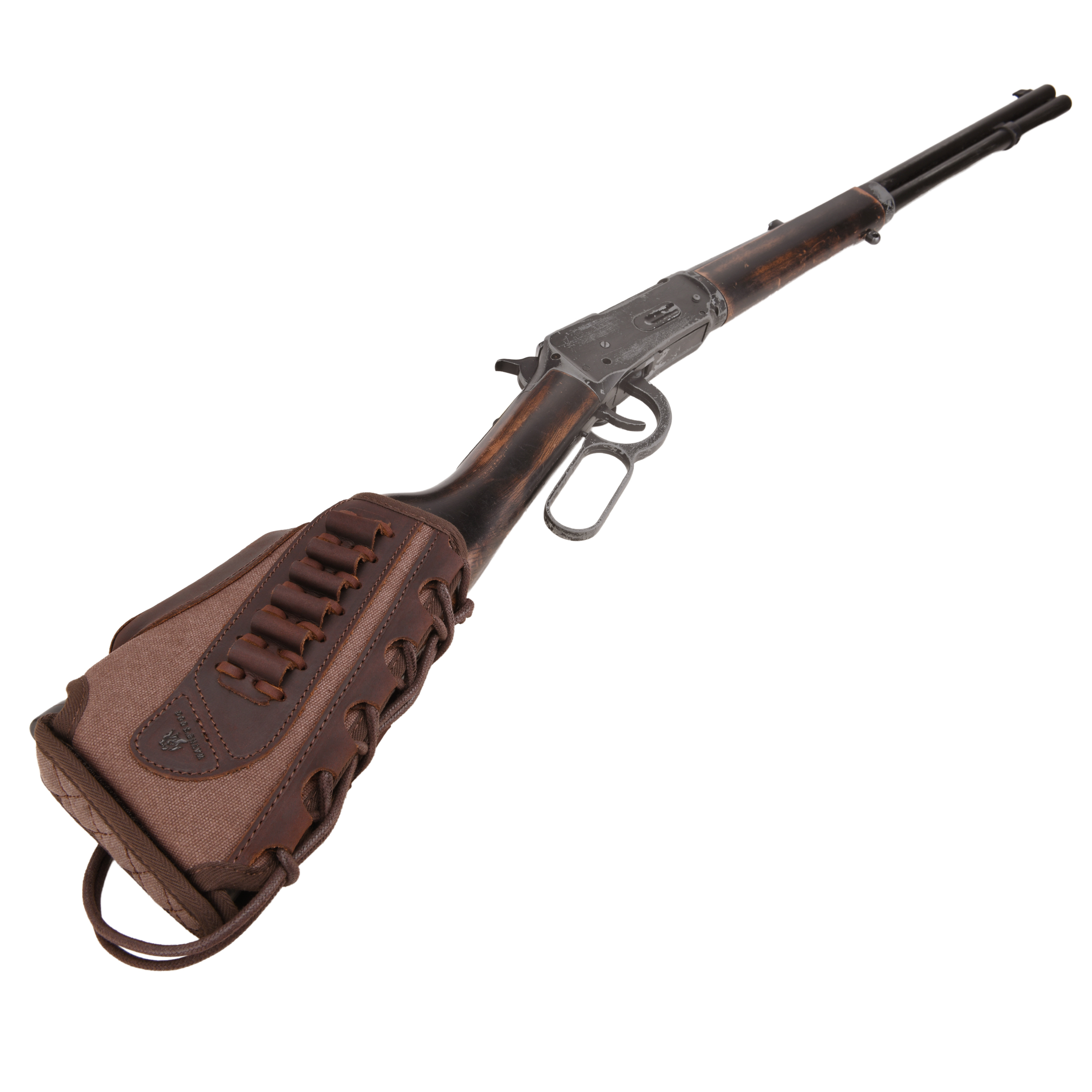 WAYNE'S DOG Canvas Rifle Buttstock with 1 Inch Cheek Rest Riser for .30/30 .223 .22LR .308