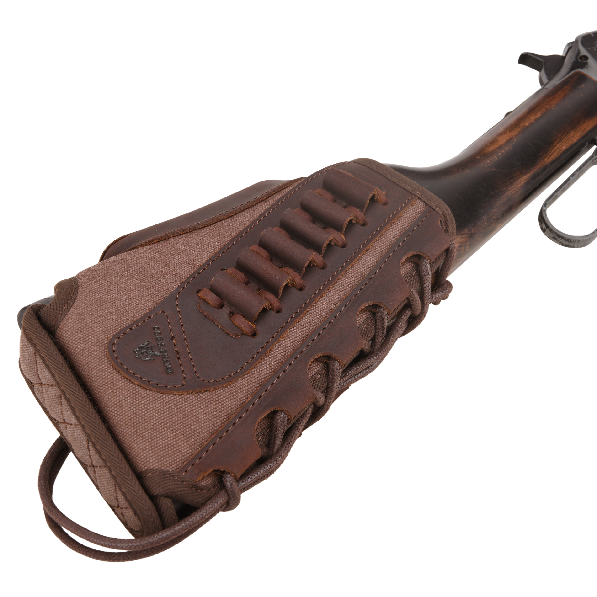 WAYNE'S DOG Canvas Rifle Buttstock with 1 Inch Cheek Rest Riser for .30/30 .223 .22LR .308