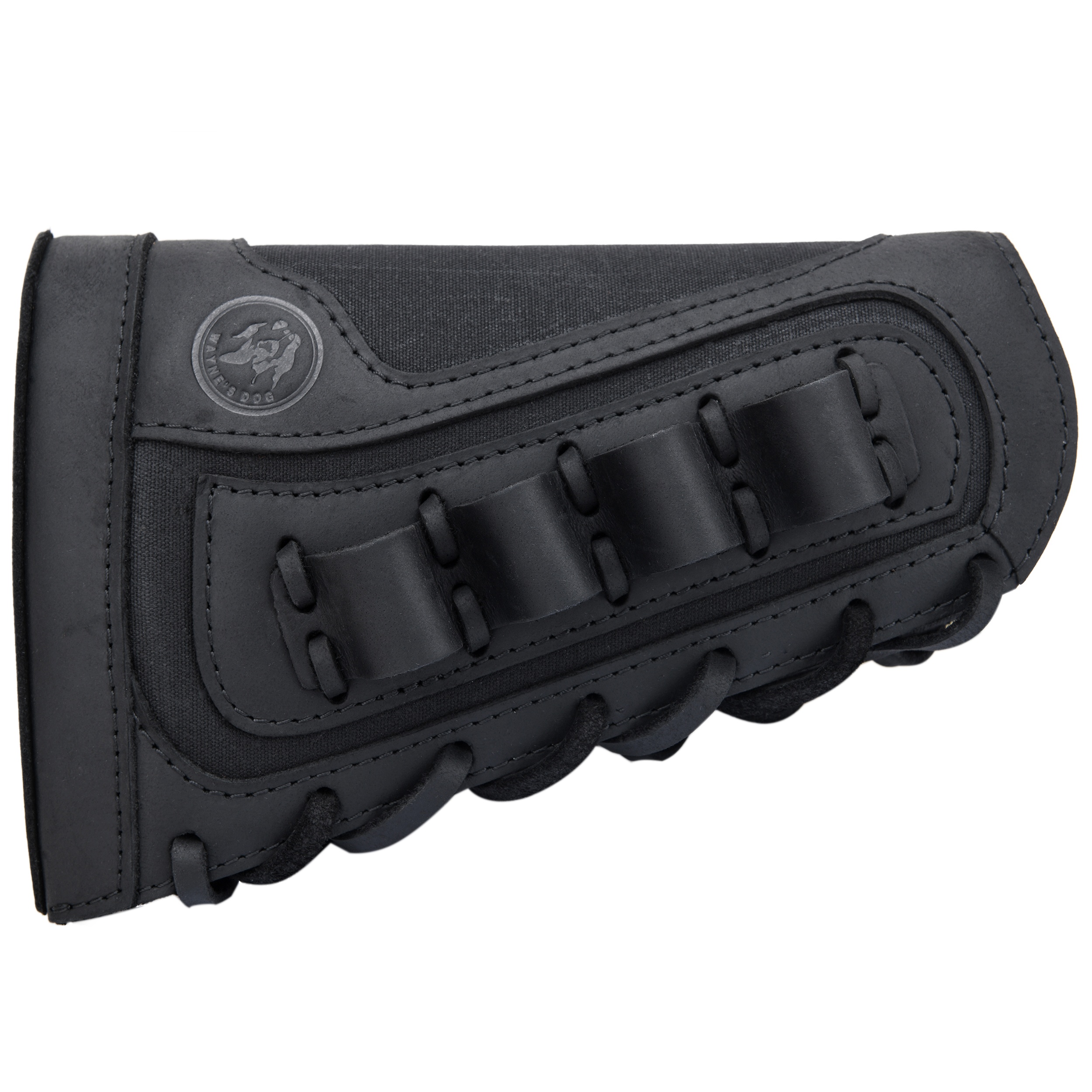 WAYNE'S DOG Leather Canvas Rifle Gun Buttstock Cover for .30/30.308.22