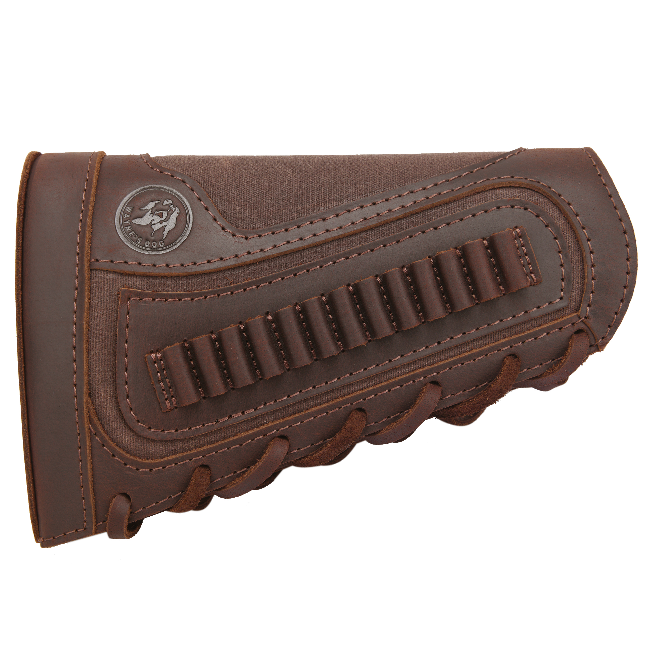 WAYNE'S DOG Leather Canvas Rifle Gun Buttstock Cover for .30/30.308.22