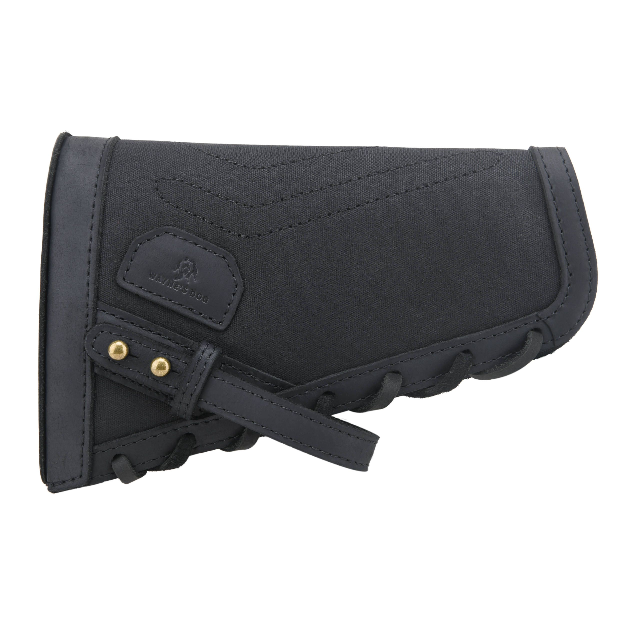 Leather No Drill Rifle Cheek Rest Buttstock Hunting Magazine Pouch