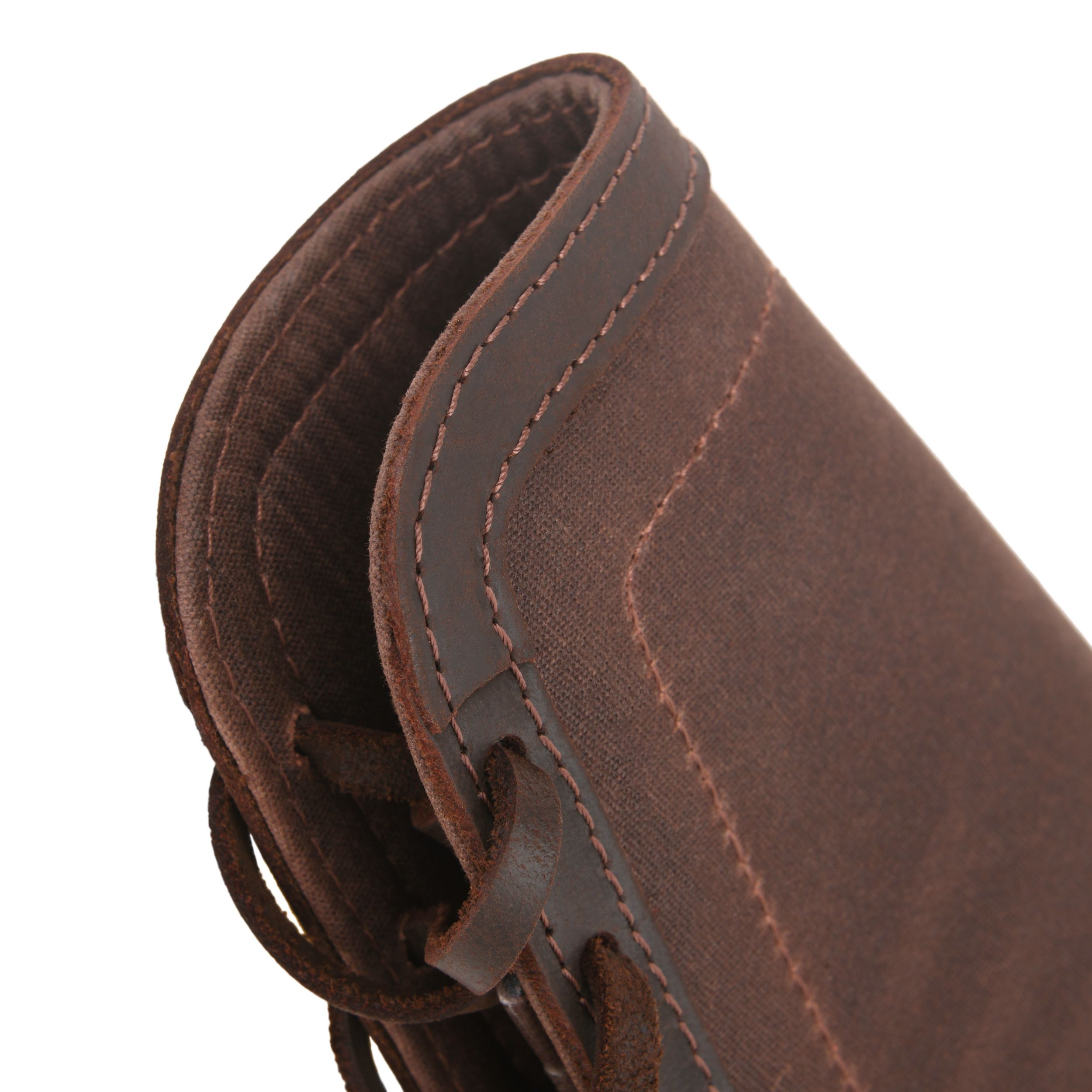 Leather No Drill Rifle Cheek Rest Buttstock Hunting Magazine Pouch