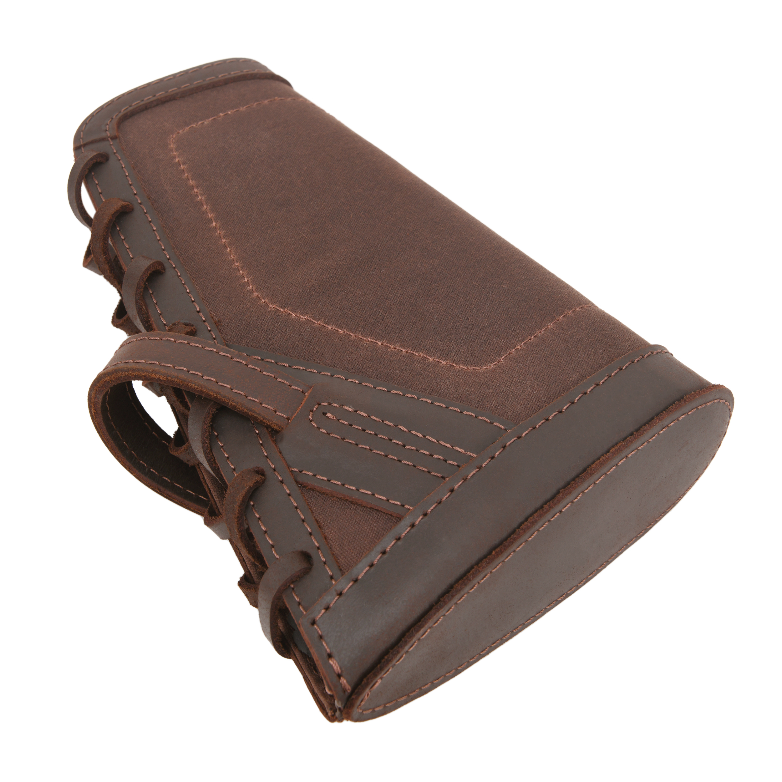 Leather No Drill Rifle Cheek Rest Buttstock Hunting Magazine Pouch
