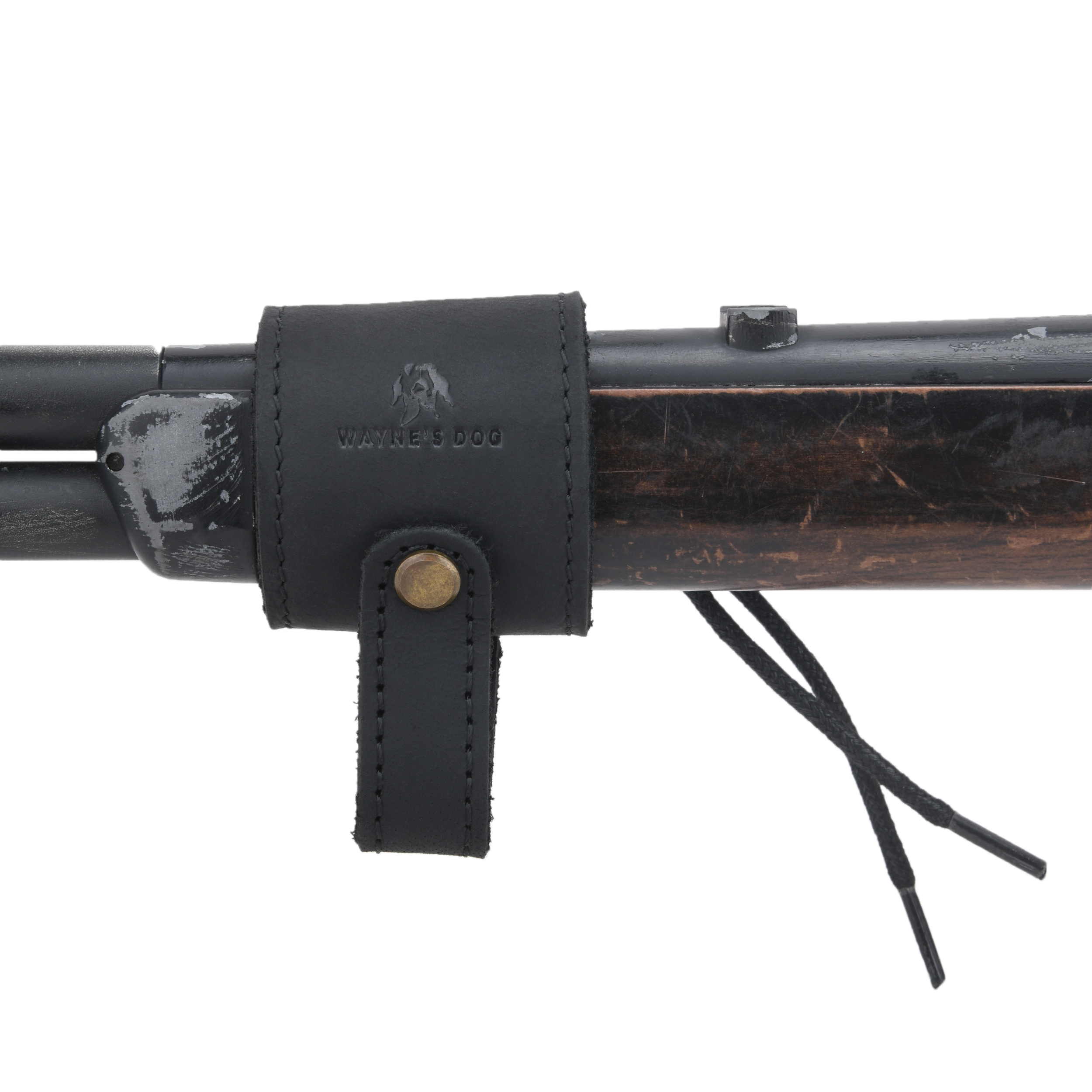 Adjustable Holster Leather Gun Sling Barrel Mount for Not Drilling