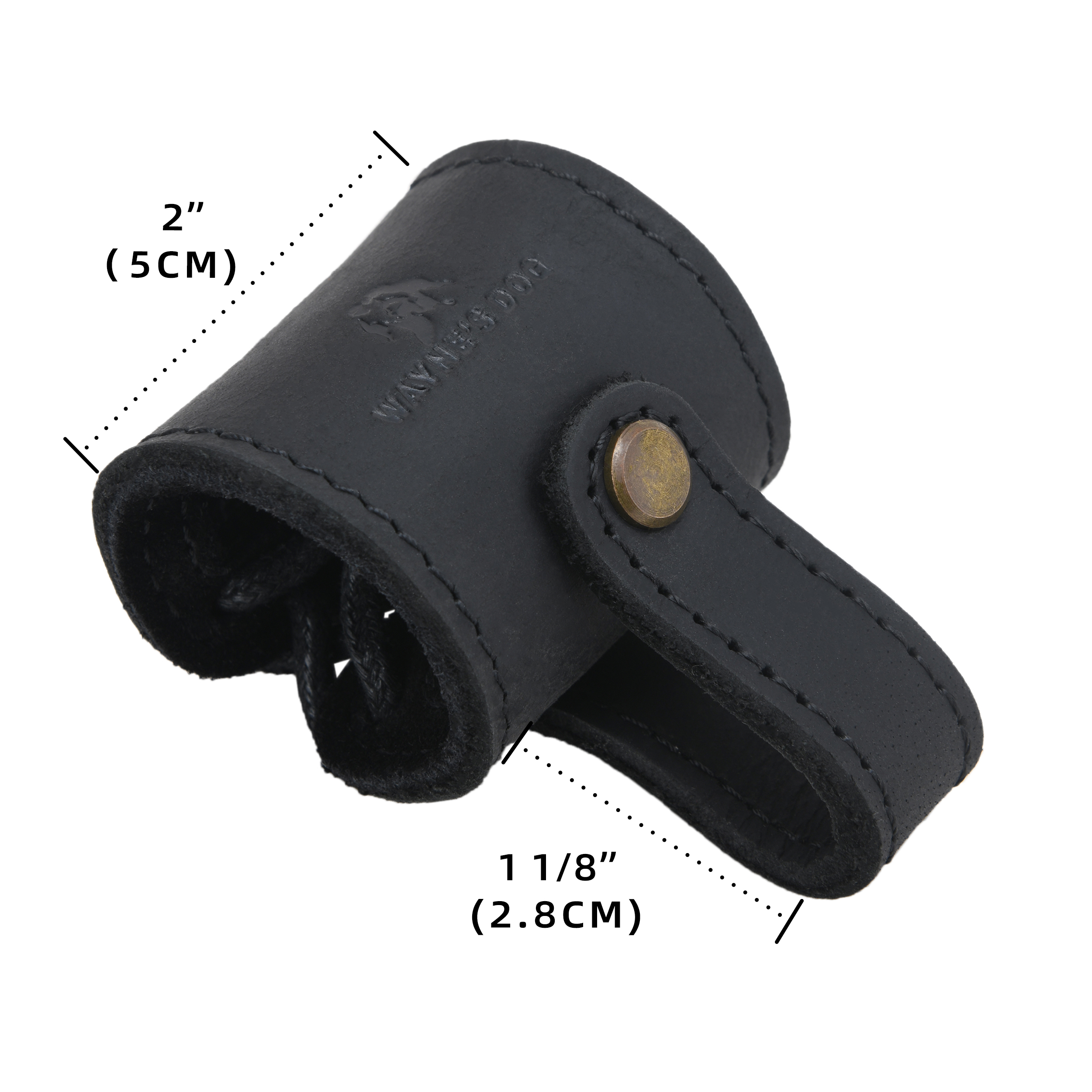 Adjustable Holster Leather Gun Sling Barrel Mount for Not Drilling