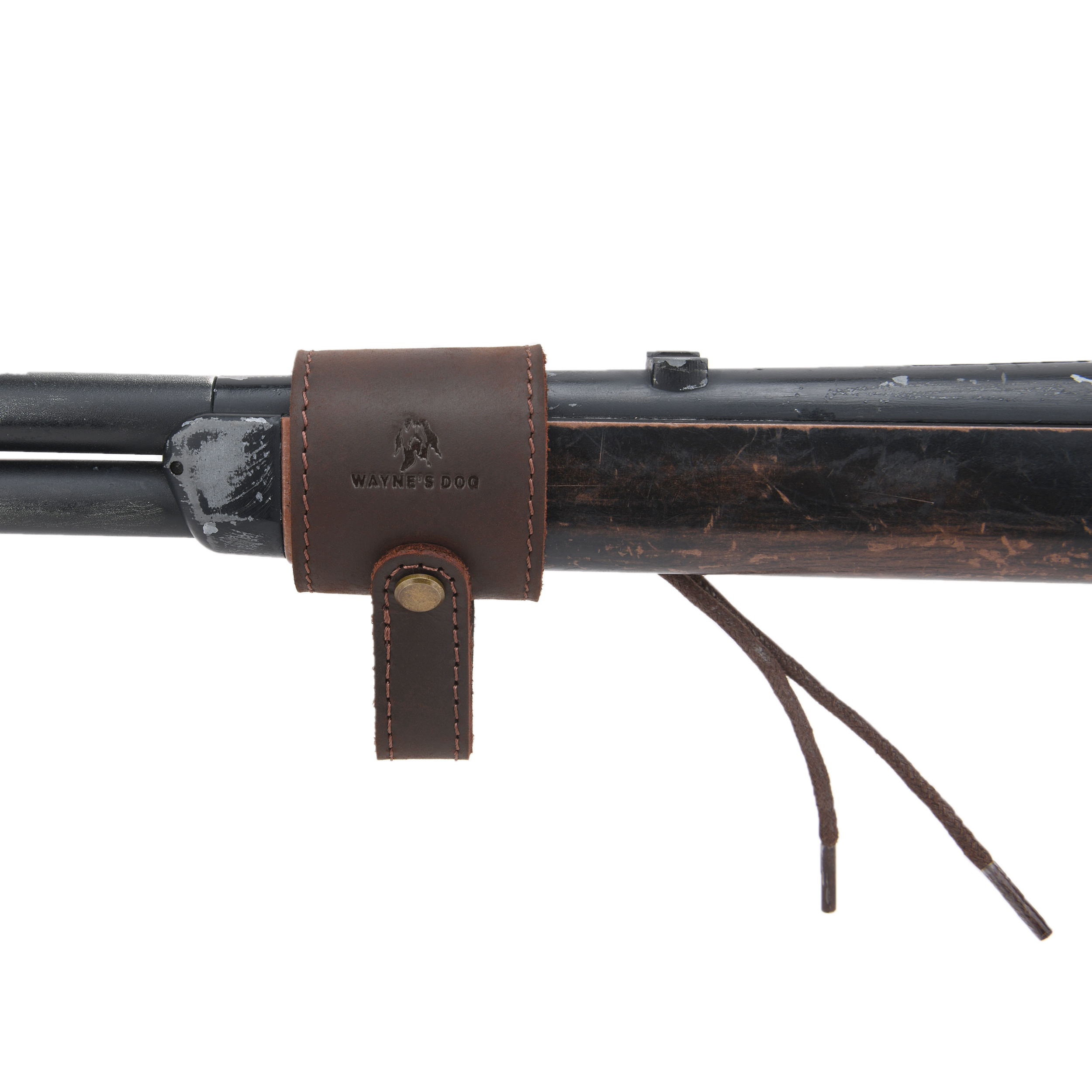 Adjustable Holster Leather Gun Sling Barrel Mount for Not Drilling