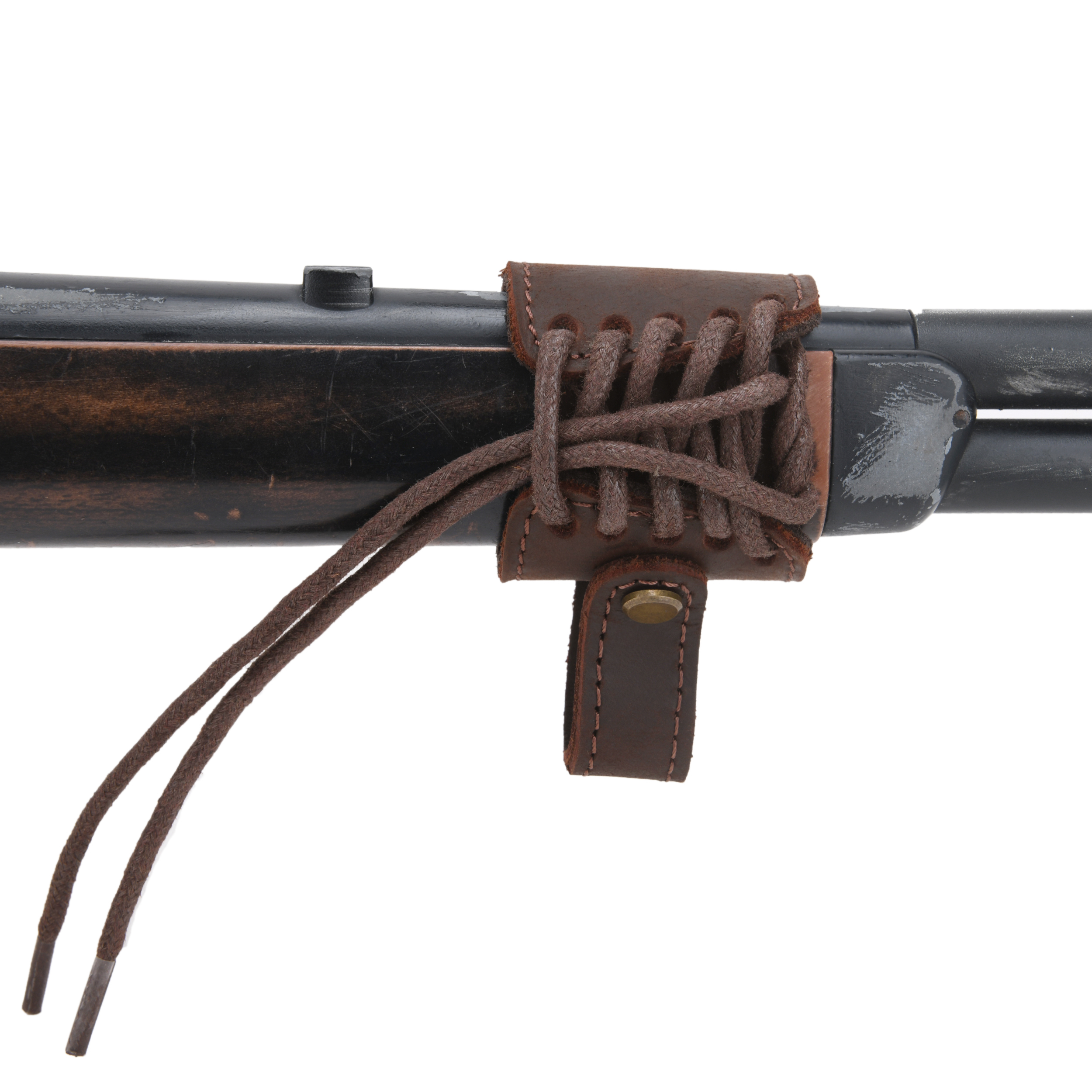 Adjustable Holster Leather Gun Sling Barrel Mount for Not Drilling