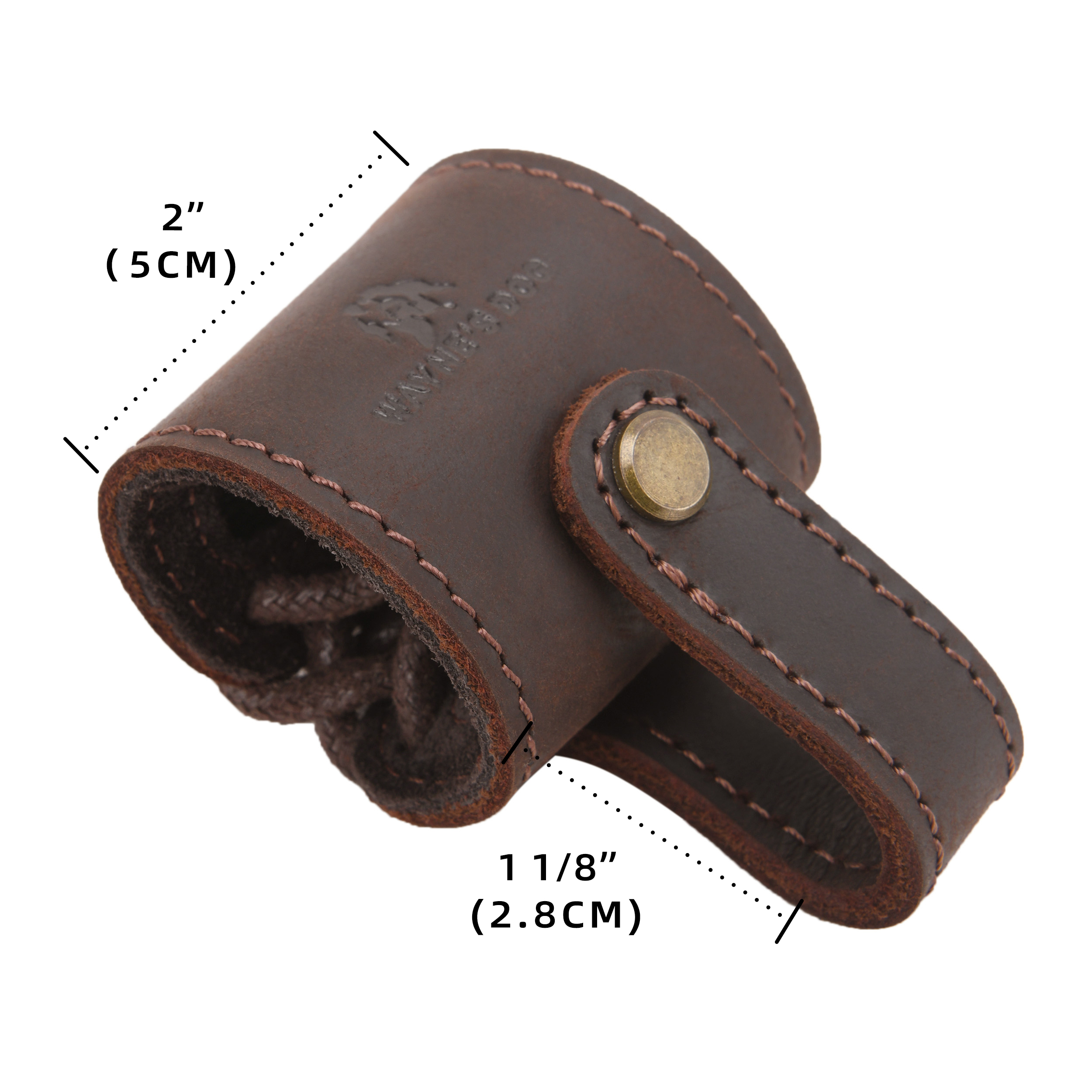 No Drill Leather Sling+Loop Mount with Rifle Cheek Rest Shell Holder