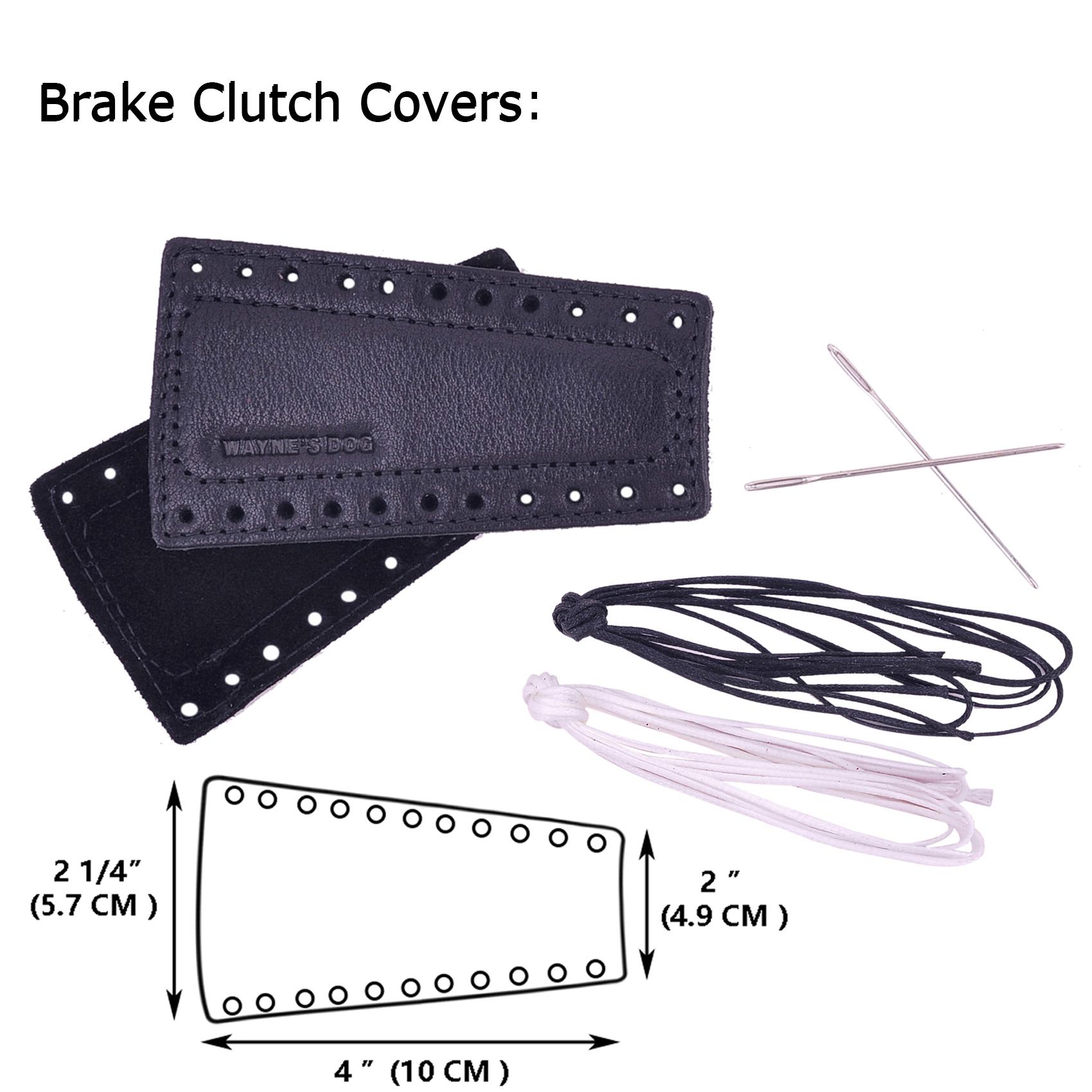  Leather Motorcycle Brake Clutch Covers With Leather Handlebar Grips Covers