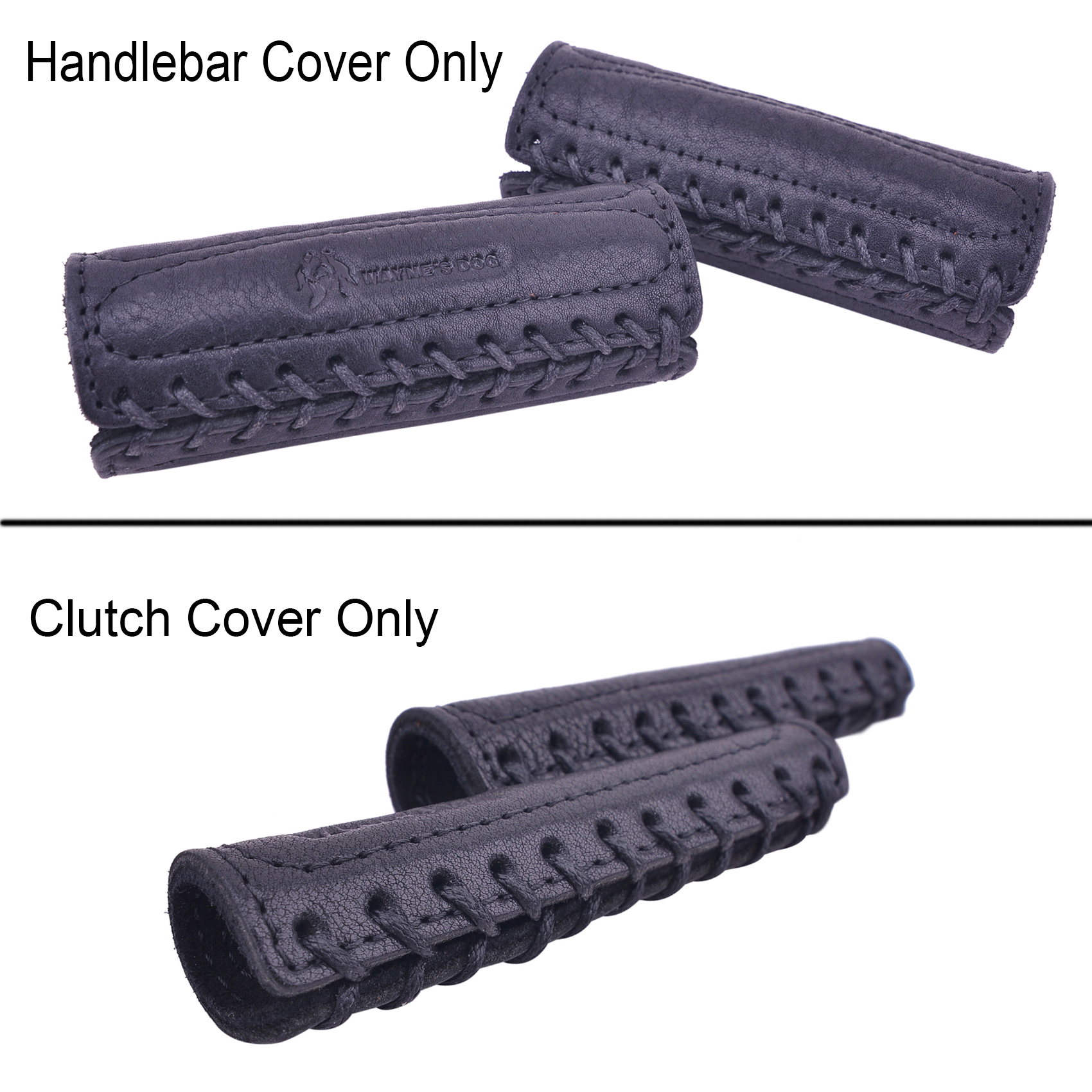  Leather Motorcycle Brake Clutch Covers With Leather Handlebar Grips Covers