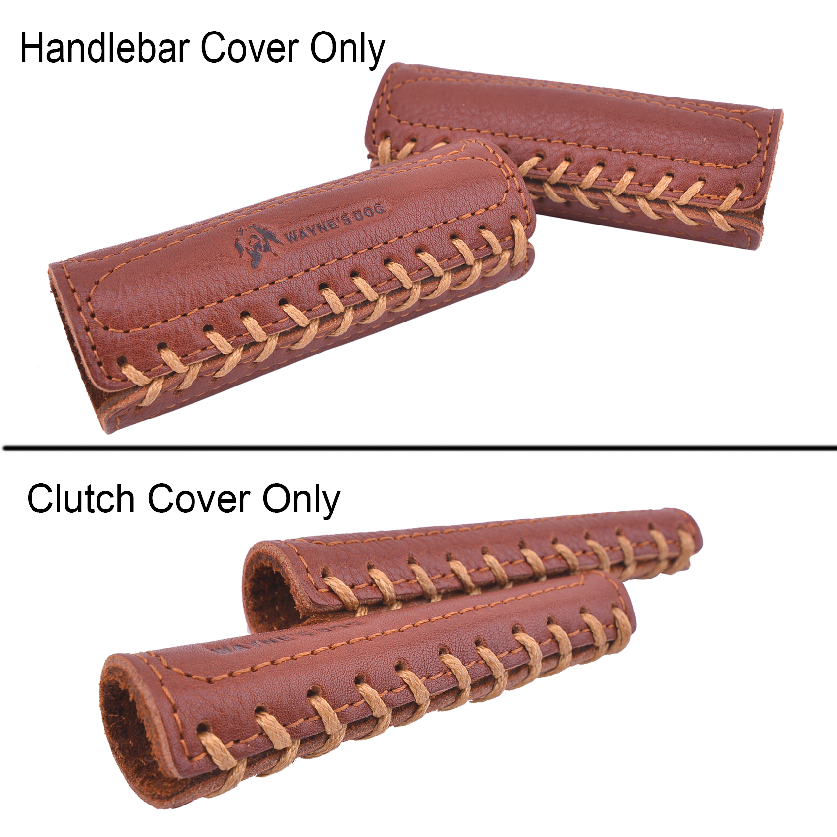  Leather Motorcycle Brake Clutch Covers With Leather Handlebar Grips Covers