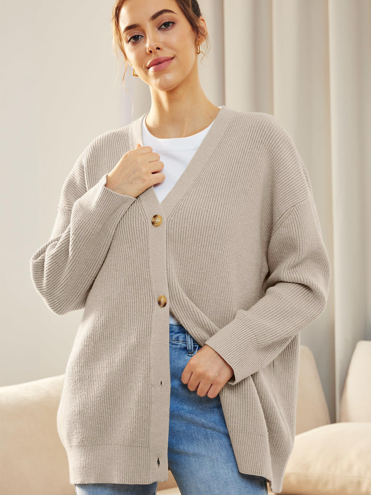 Lightweight cocoon outlet cardigan