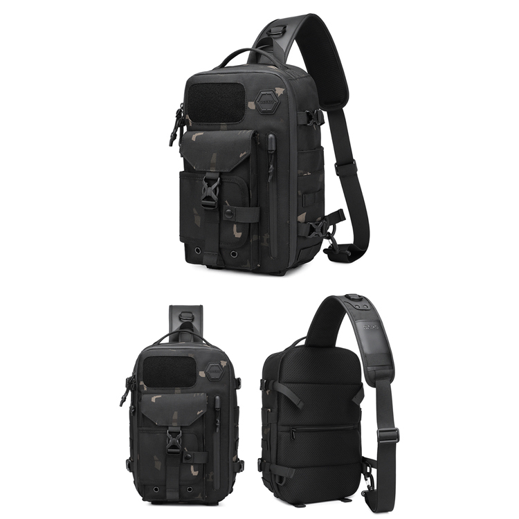  9737 Modern Fashion 12.9 iPad Tactical Sling Bag