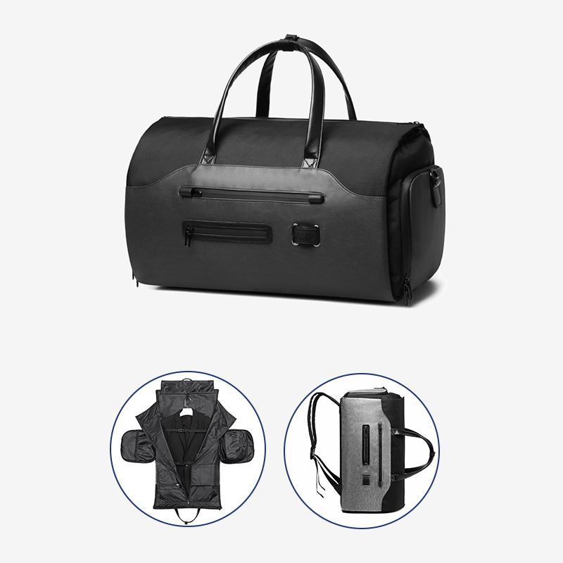 9288 Garment Bag for Travel Mens Suit Carry on Duffel Bag with Shoes Compartment & Wet Pocket